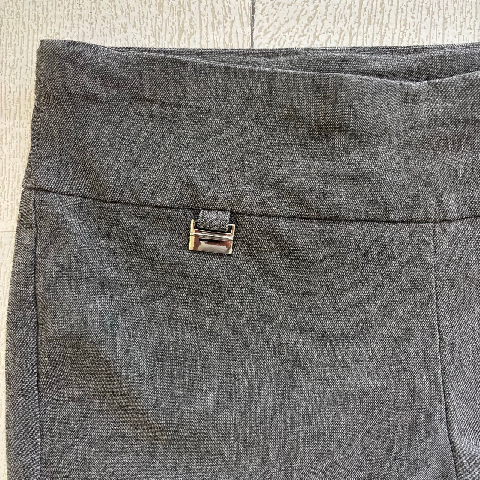Alfani Alfani Gray Ankle Pants Women’s Size 4 Pull On Size 27" / US 4 / IT 40 - 9 Thumbnail