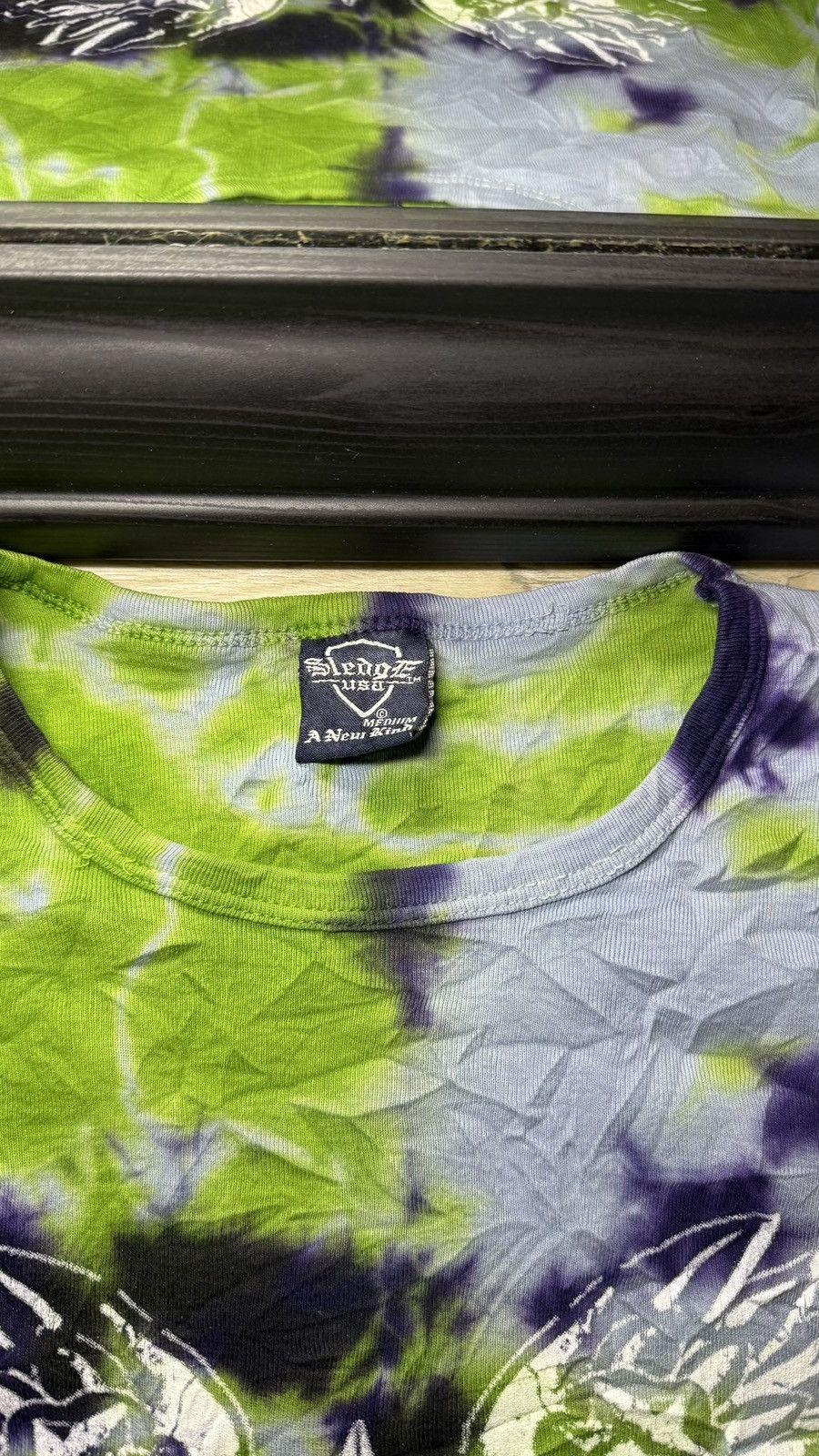 Ed Hardy Vintage / Y2K Sledge USA Tie Dye Star And Wings Long Sleeve Size M / US 6-8 / IT 42-44 - 6 Thumbnail