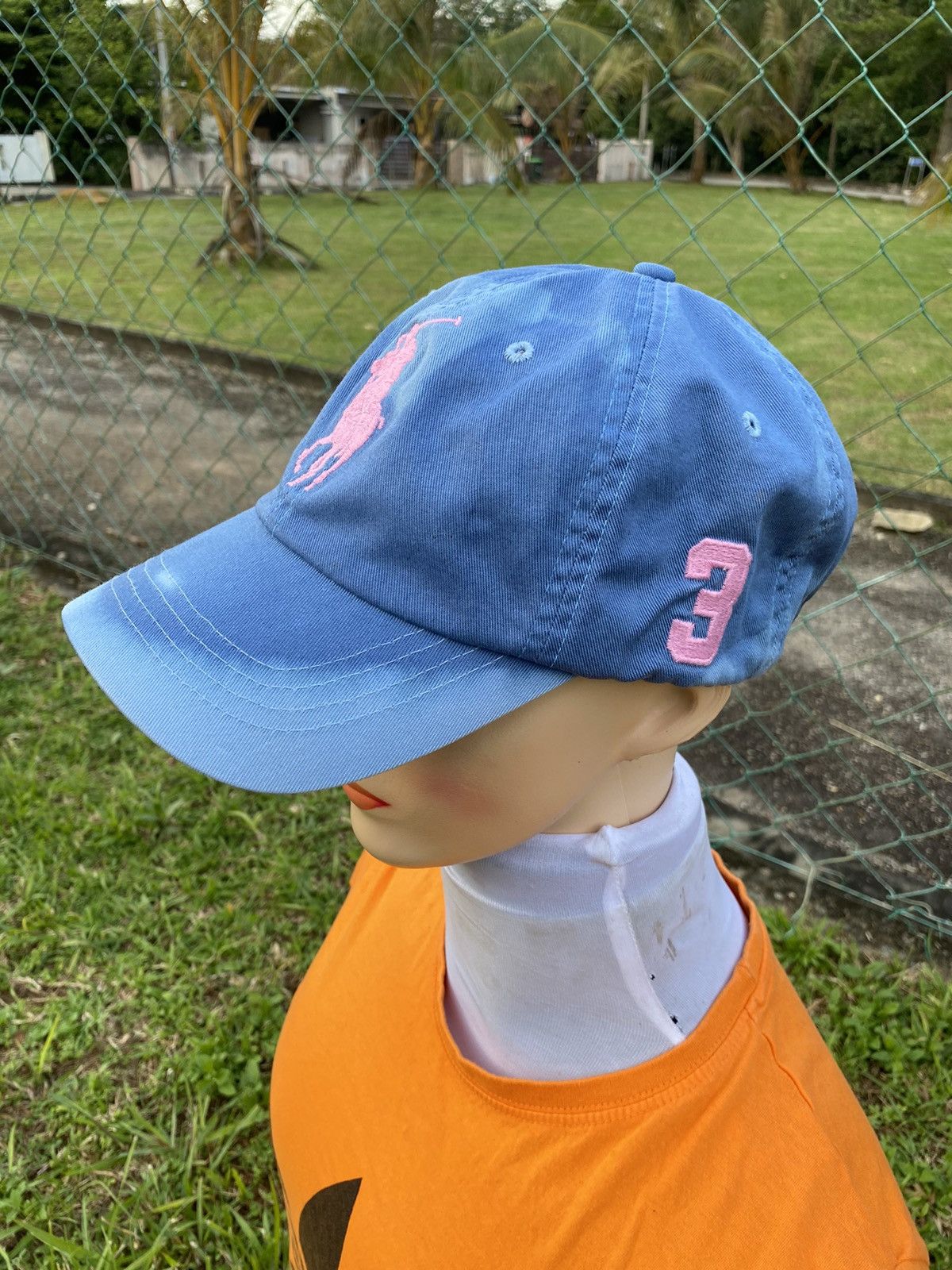 Vintage ❗️Distressed ❗️Vintage Polo Ralph Lauren Big Pony Logo Size ONE SIZE - 5 Thumbnail