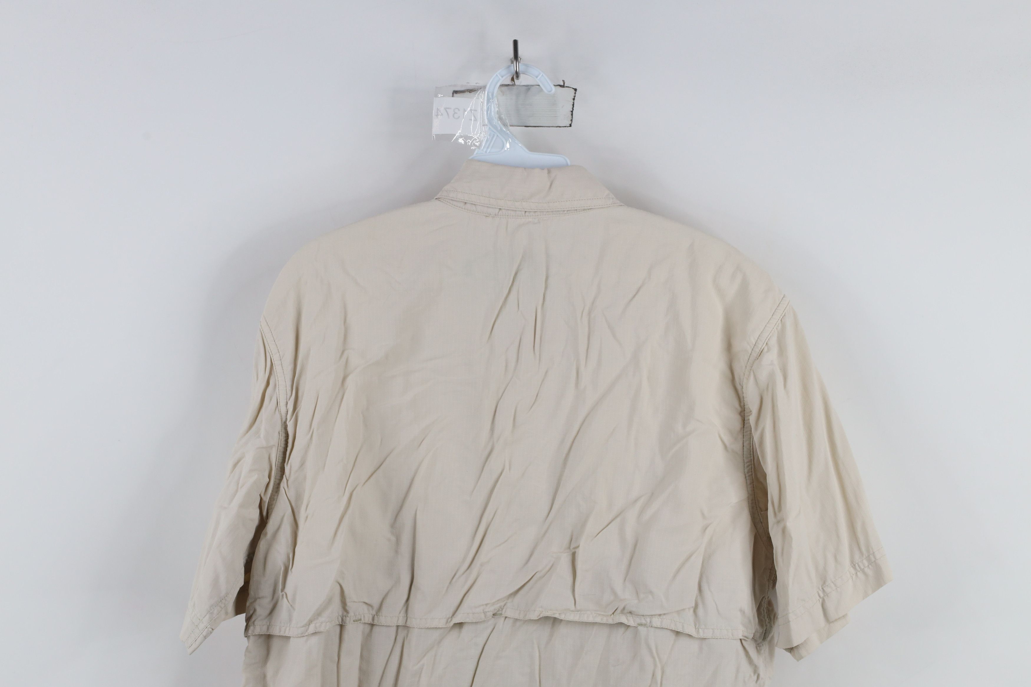Royal Robbins × Vintage Vintage 90s Royal Robbins Ripstop Short Sleeve Button Shirt Size US S / EU 44-46 / 1 - 12 Thumbnail