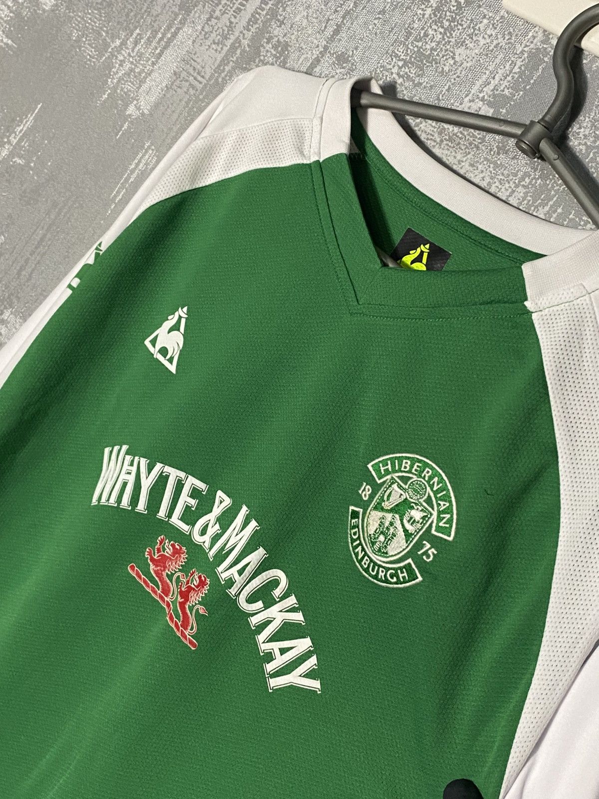 Le Coq Sportif Hibernian Le Coq Sportif 2006/07 Soccer Jersey Football New Size US L / EU 52-54 / 3 - 3 Thumbnail
