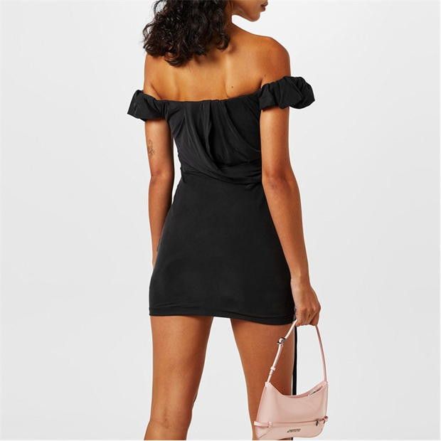 Jacquemus o1g2r1mq1024 Mini Dress in Black Size XS / US 0-2 / IT 36-38 - 5 Thumbnail