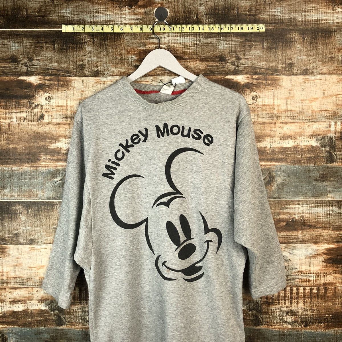 Disney × Mickey Mouse × Vintage Disney Mickey Mouse Grey Sweatshirt #A2034 Size M / US 6-8 / IT 42-44 - 2 Thumbnail