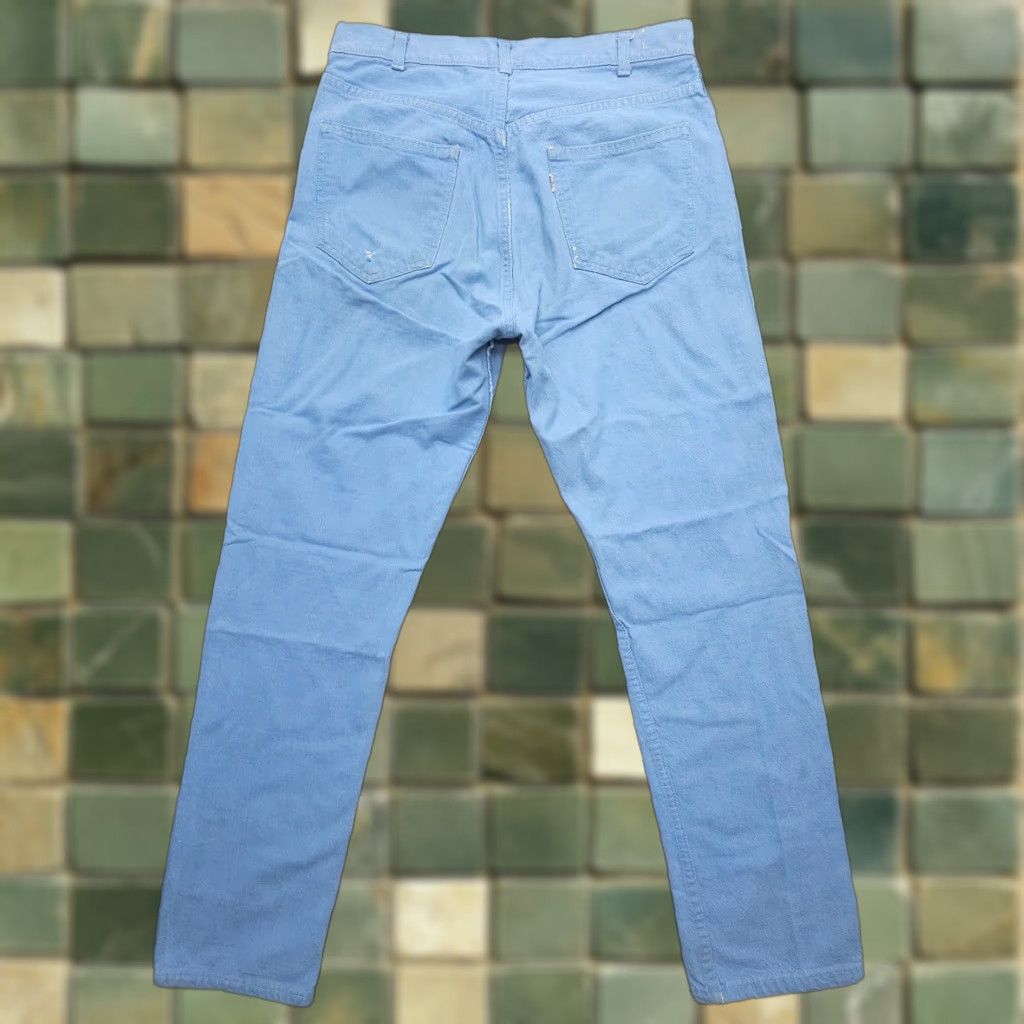 Levi's VINTAGE Levi's Jeans 32 x 30 Light Blue 70s 80s White Tab Straight Denim Mens Regular Blue Comfort Distressed Pockets 5-Pocket Design USA Size US 32 / EU 48 - 1 Thumbnail