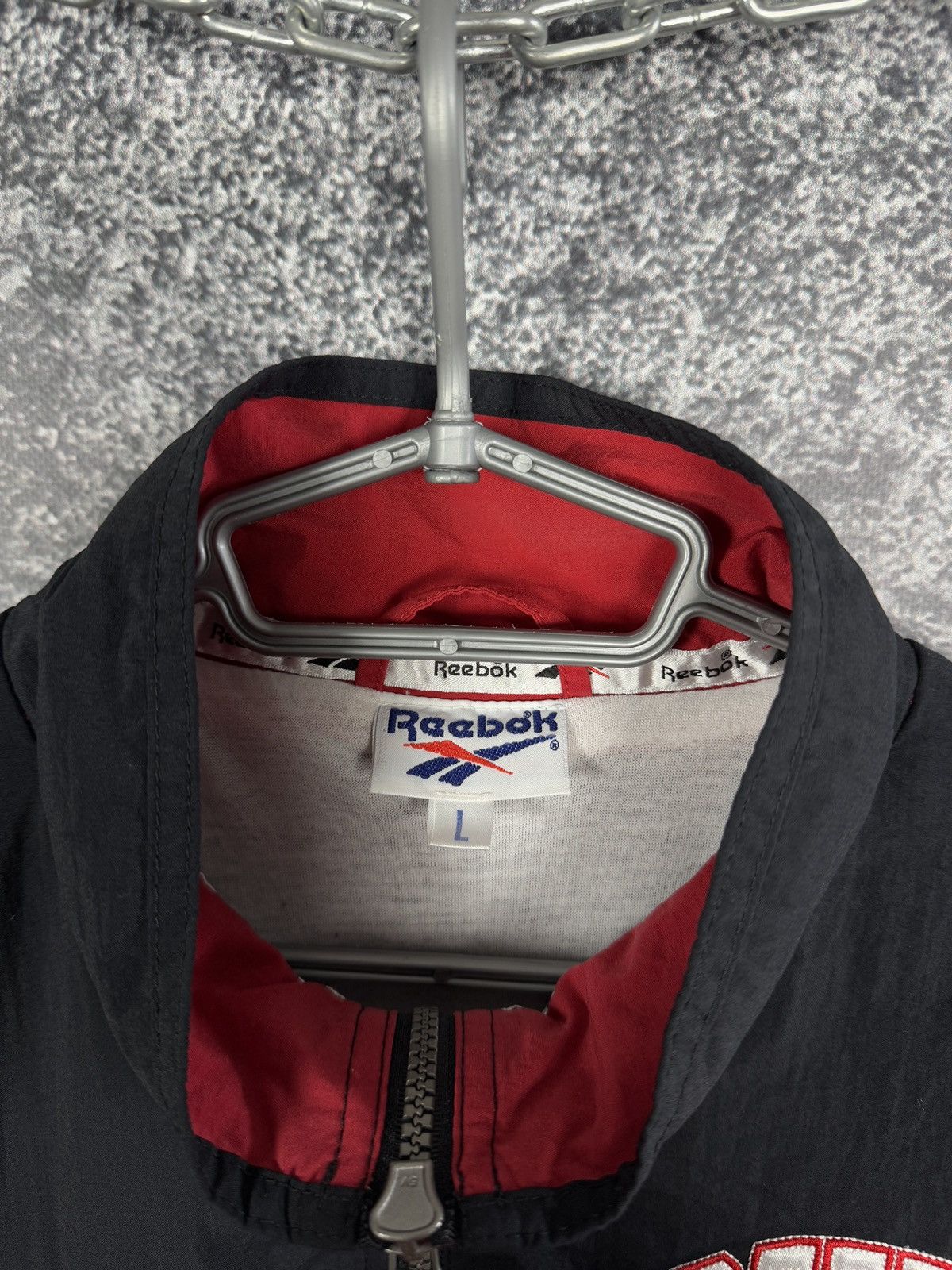 Reebok Men’s Reebok Vintage 90s Track Full Zip Jacket Retro Size L Size US L / EU 52-54 / 3 - 9 Thumbnail