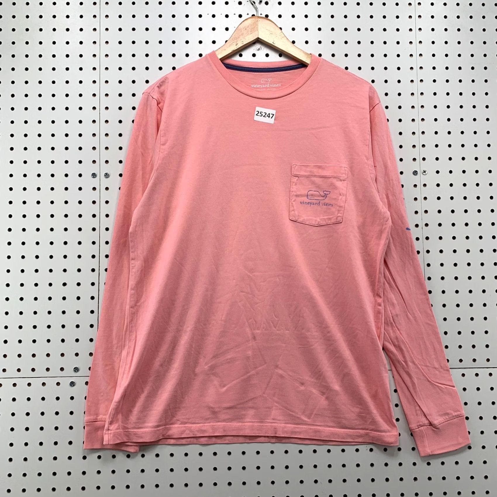 Vineyard Vines Vineyard Vines Pocket Shirt Pink Long Sleeve Whale Logo Adult Small Mens Shirt Size US S / EU 44-46 / 1 - 6 Thumbnail