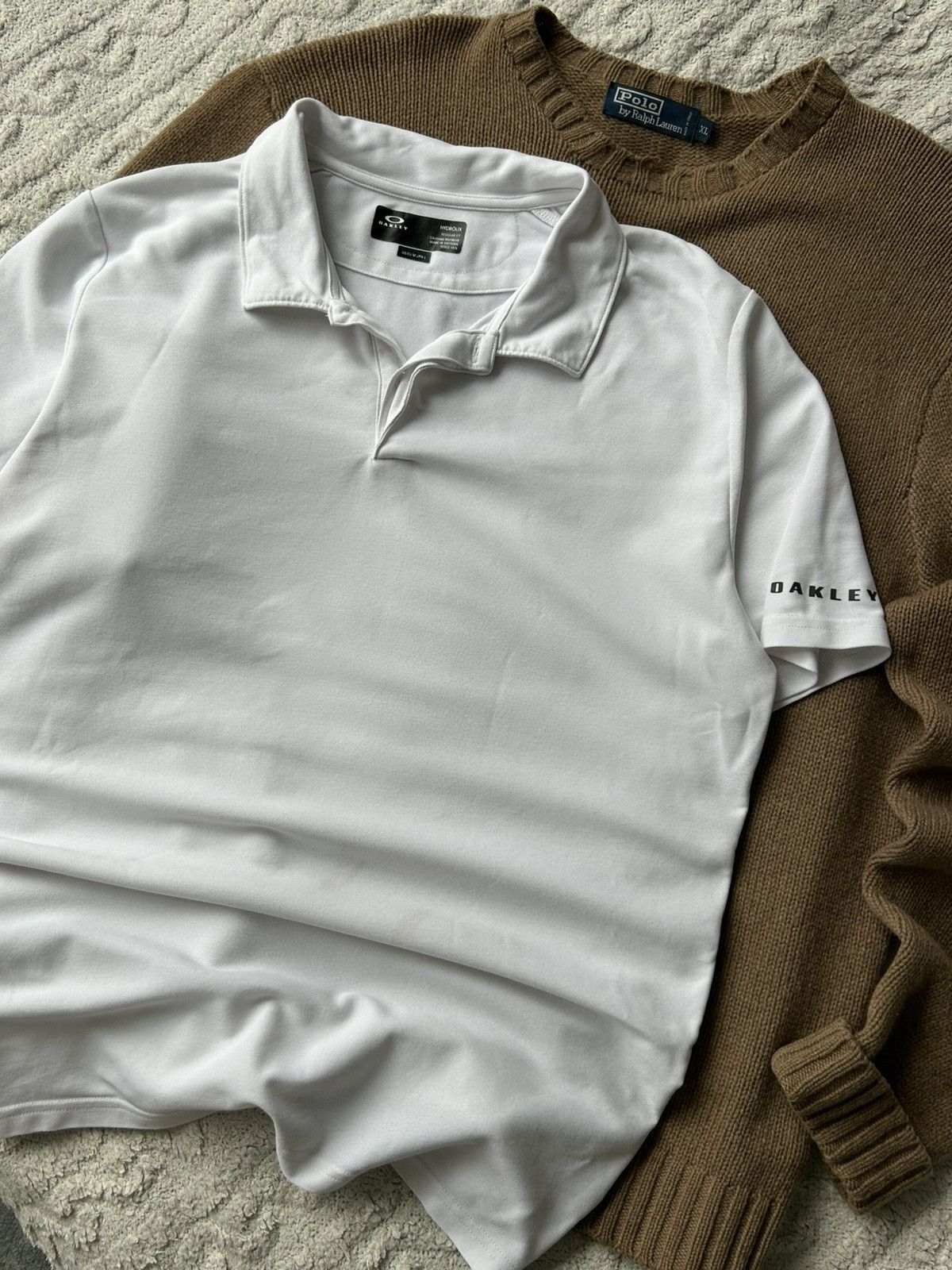 Oakley Vintage Polo y2k Oakley white large Size US L / EU 52-54 / 3 - 2 Thumbnail