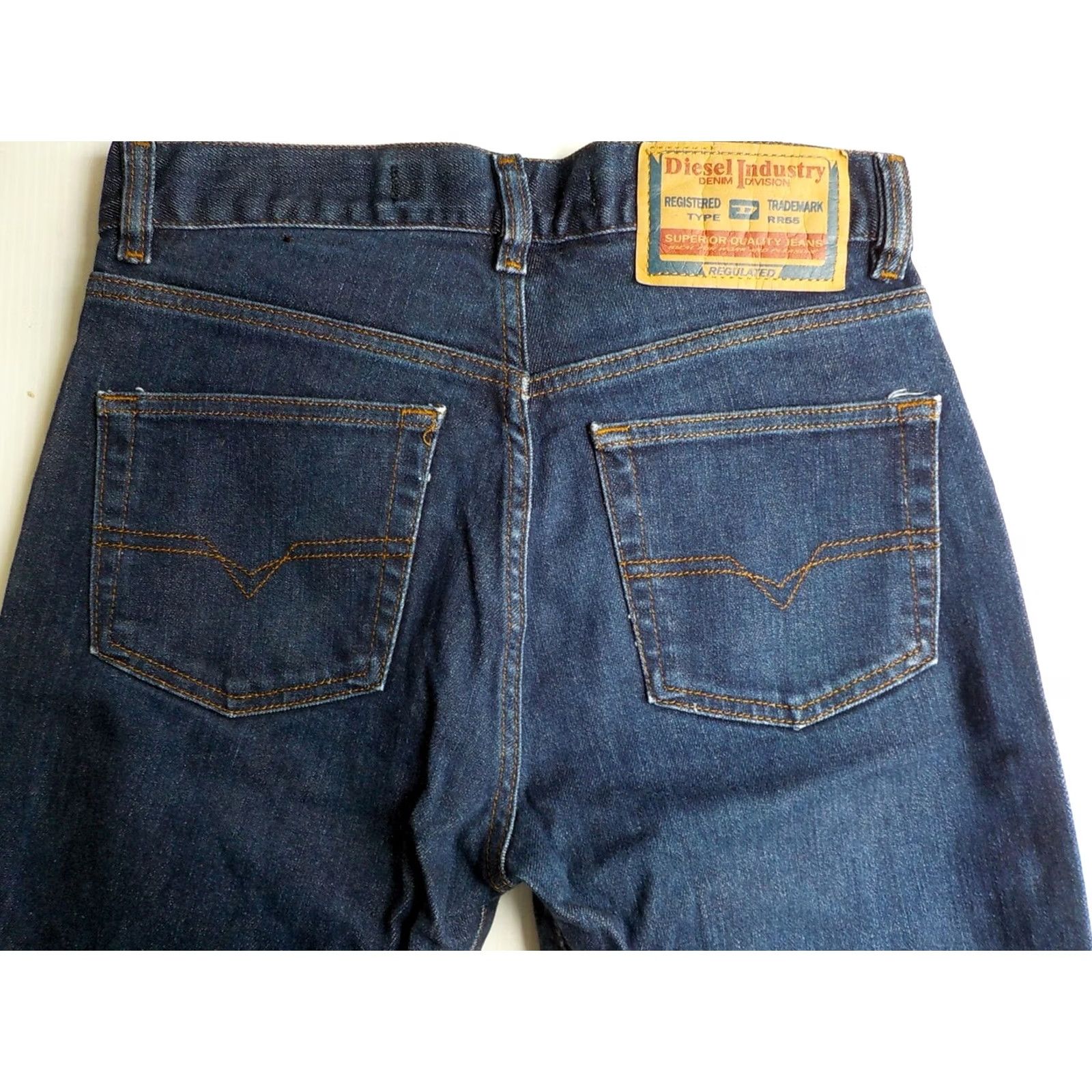 Diesel Diesel Jeans Blue Button Fly Straight Leg SZ 30 Italy Womens Size 30" / US 8 / IT 44 - 4 Thumbnail