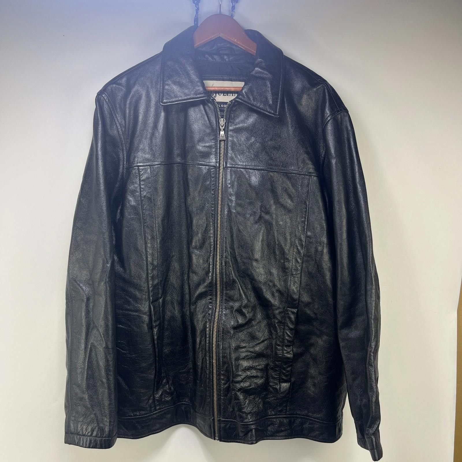 Wilsons Leather Vintage Wilsons Leather Julian Jacket Black Large Size US L / EU 52-54 / 3 - 1 Thumbnail