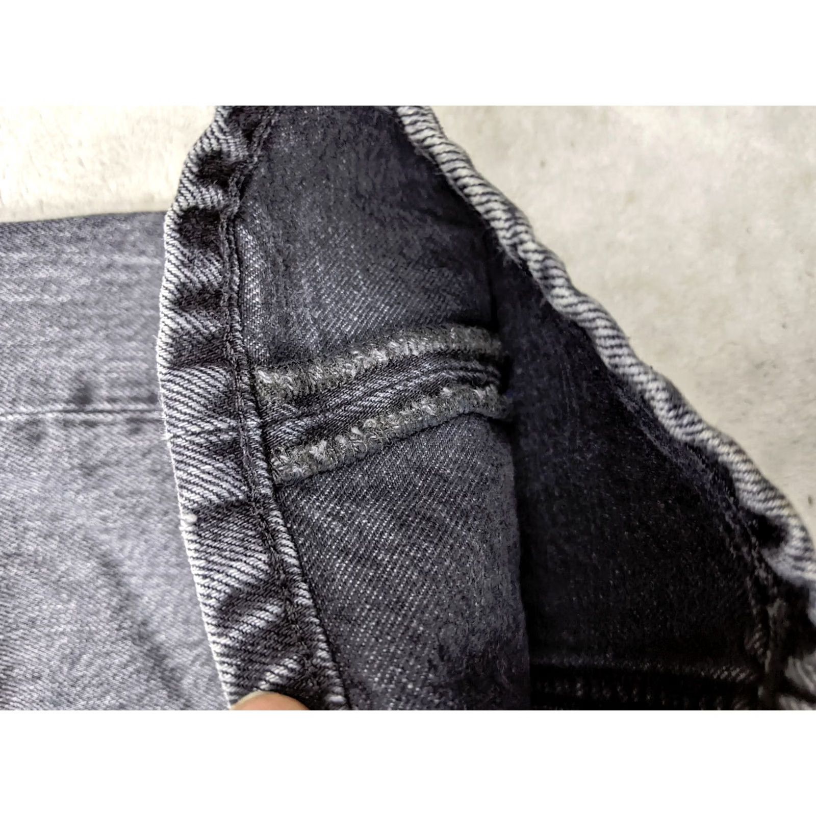 Everlane Everlane 90s Cheeky Jean Womens Gray Denim Button Fly Tapered Jeans Size 24" / US 00 / IT 34 - 2 Thumbnail