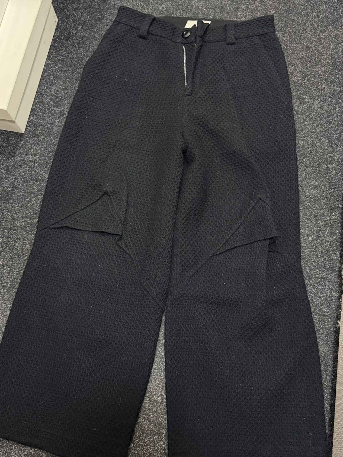 pet-tree-kor Pet-Tree-Kor 22aw flax pants black Size US 44 / EU 60 - 1 Preview