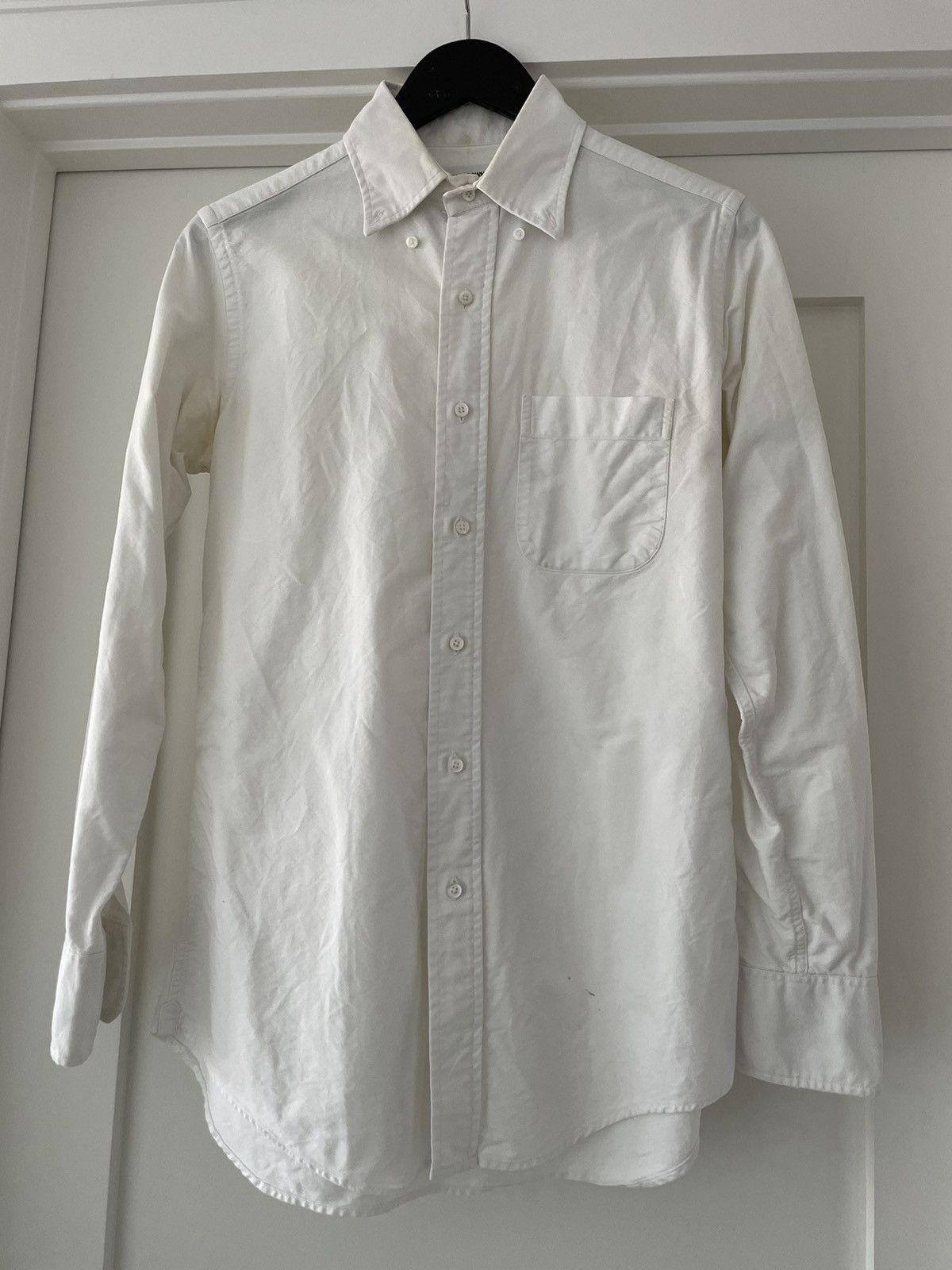 Thom Browne White Oxford Cloth shirt Size US M / EU 48-50 / 2 - 1 Thumbnail