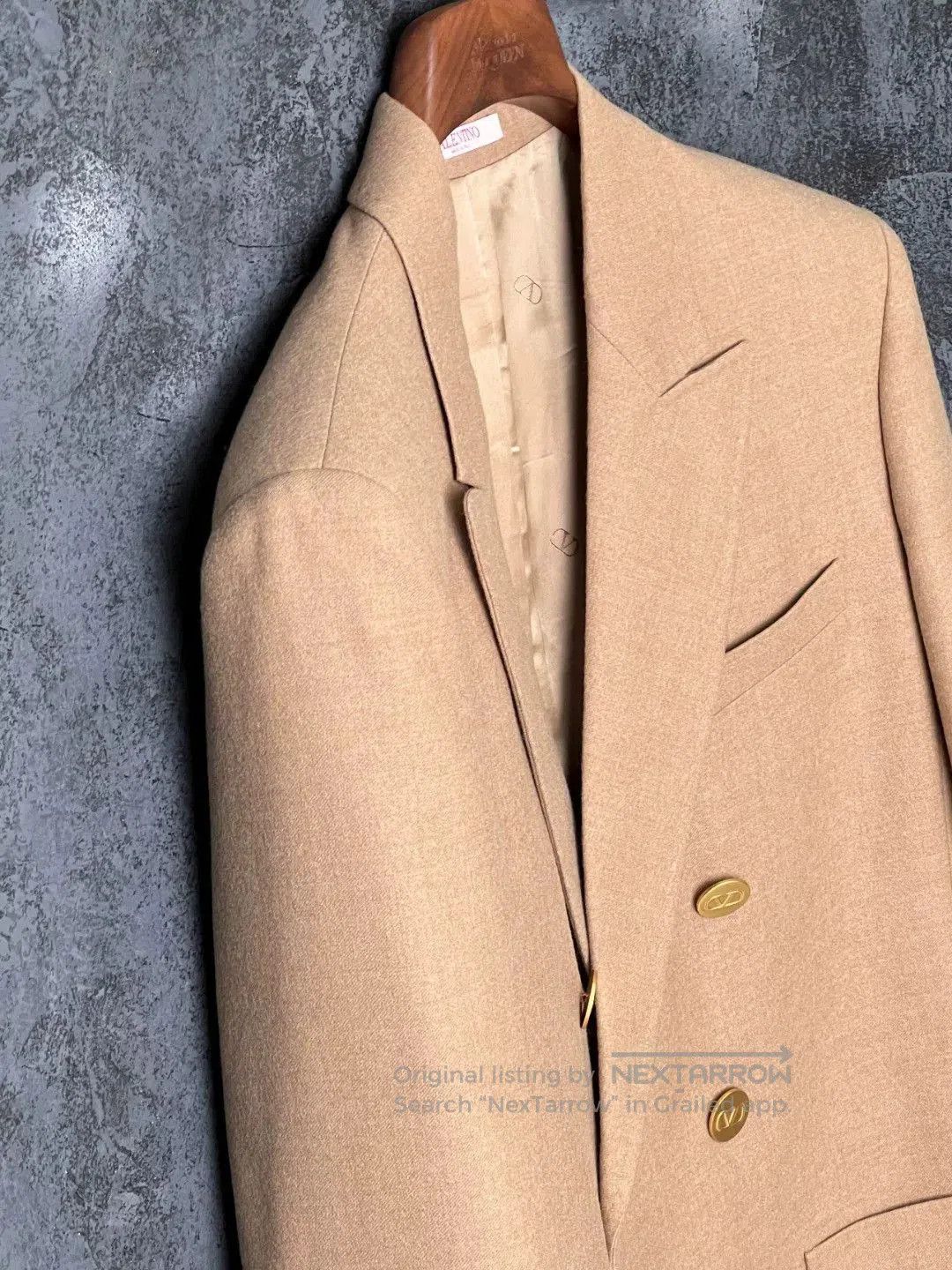 Valentino Valentino Khaki Wool Casual Suit Jacket. Size US M / EU 48-50 / 2 - 6 Thumbnail
