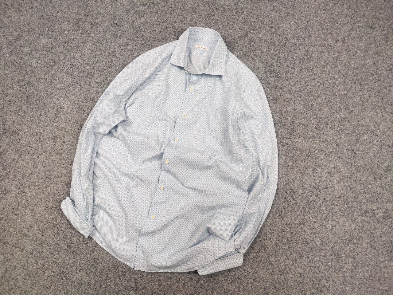 L.B.M. 1911 l.b.m. 1911 Design Light blue button-down long sleeves Shirt Size US M / EU 48-50 / 2 - 3 Thumbnail