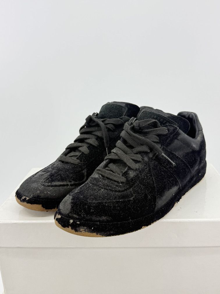 Maison Margiela GAT Low Black Velvet Size US 8 / EU 41 - 3 Thumbnail