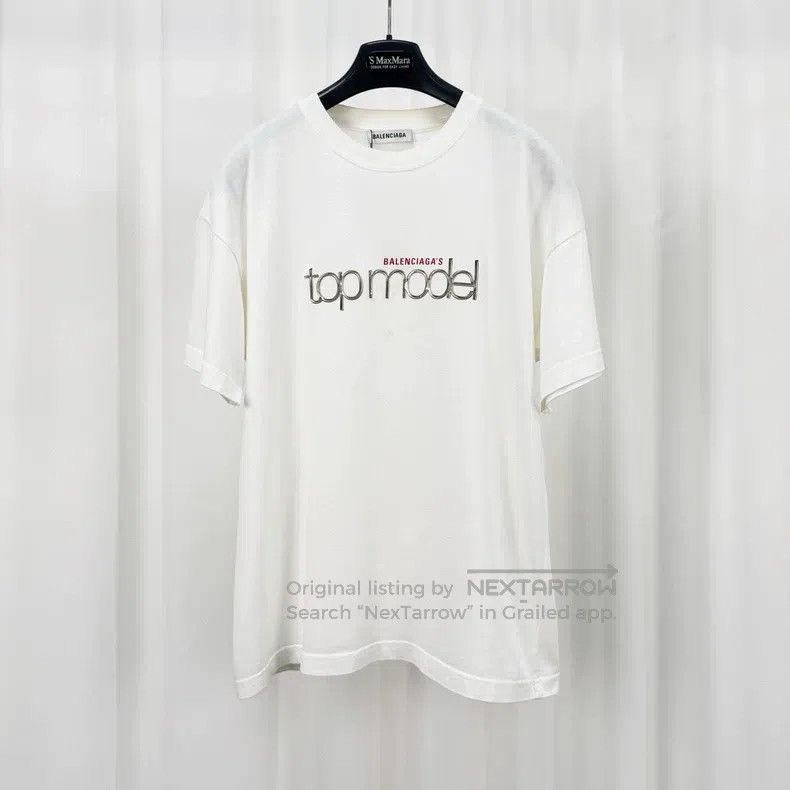 Balenciaga Balenciaga 3D Letter Printed Short Sleeve Size US S / EU 44-46 / 1 - 1 Thumbnail