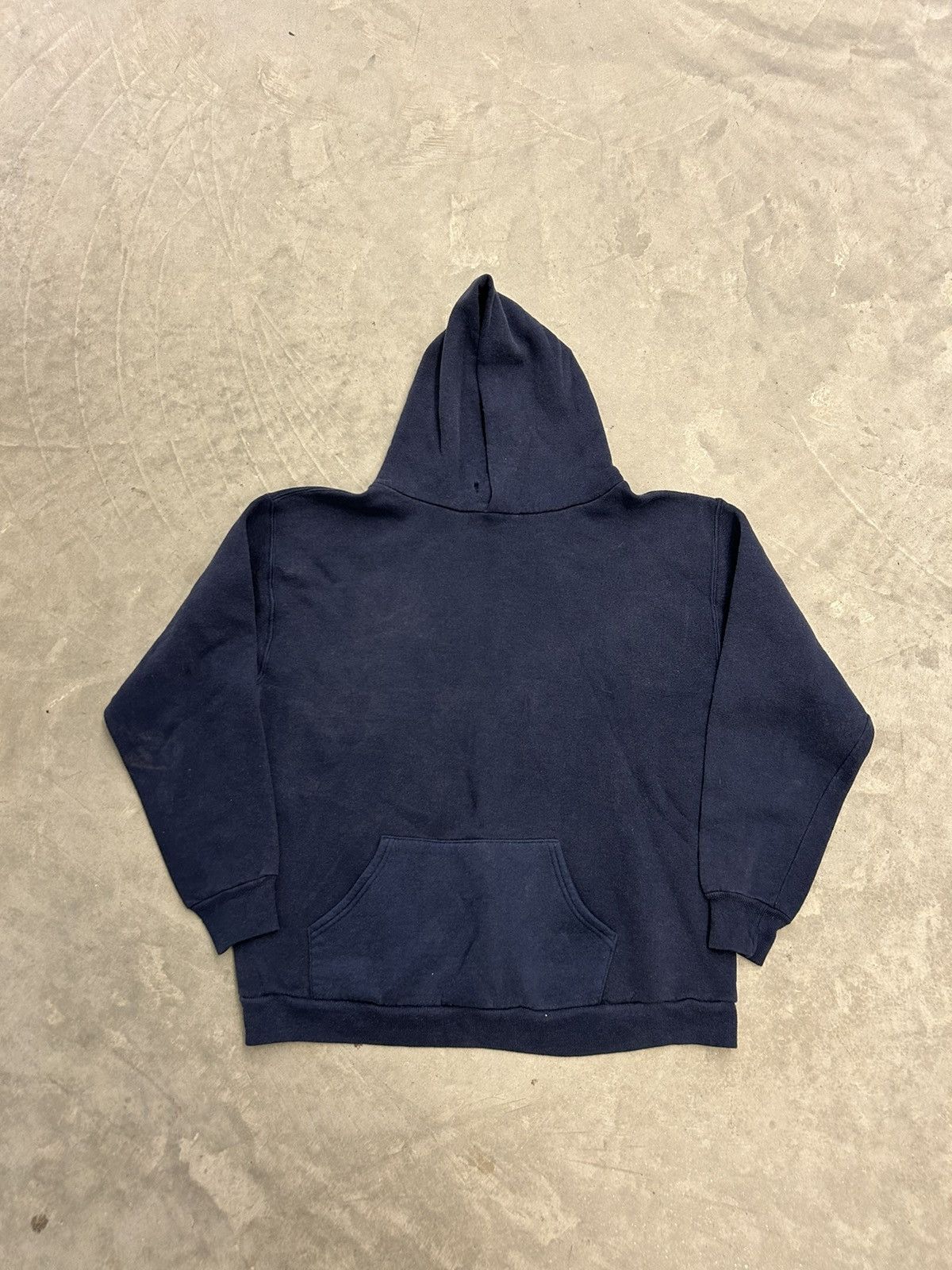 Vintage 80s navy Russell hoodie