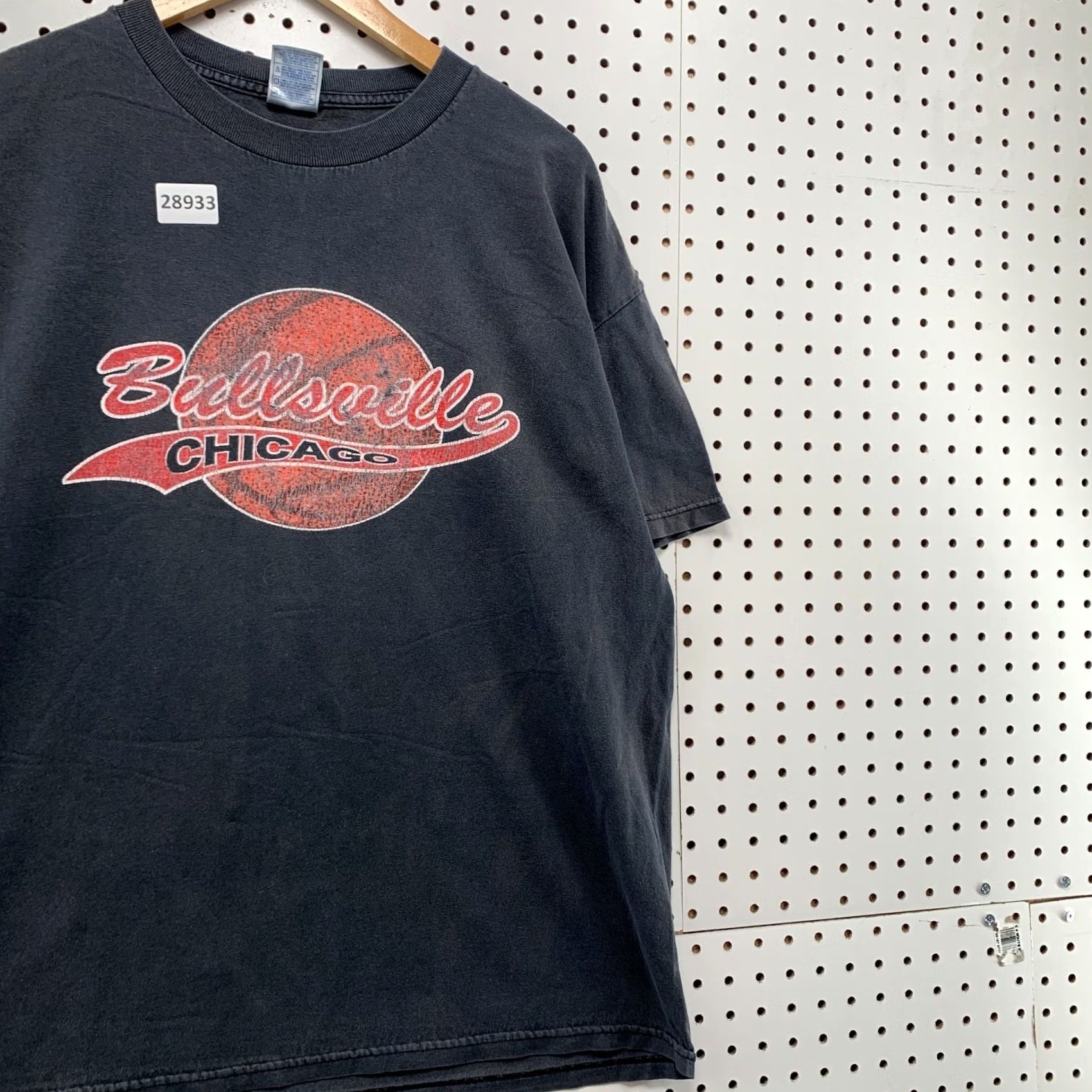 Vintage VINTAGE Chicago Bulls Bullsville Shirt Mens XL Black 90s Sports Short Sleeve Crew Neck Cotton T-Shirt Mens XL Bulls Basketball Size US XL / EU 56 / 4 - 4 Thumbnail