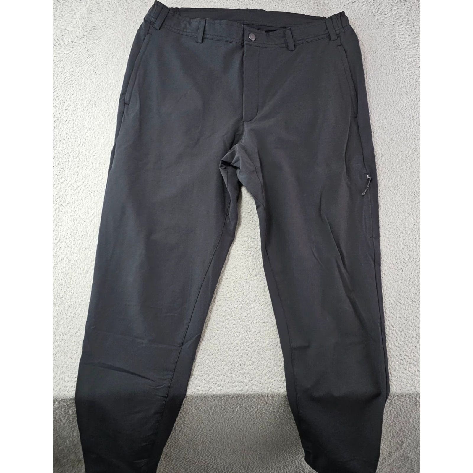 Vintage Mack Weldon Pants Mens Large Black Tapered Chino Stretch 36x29 Casual Workwear City Regular Pants Mens Black Tapered Chino Stretch 36x29 Size US 33 - 2 Thumbnail