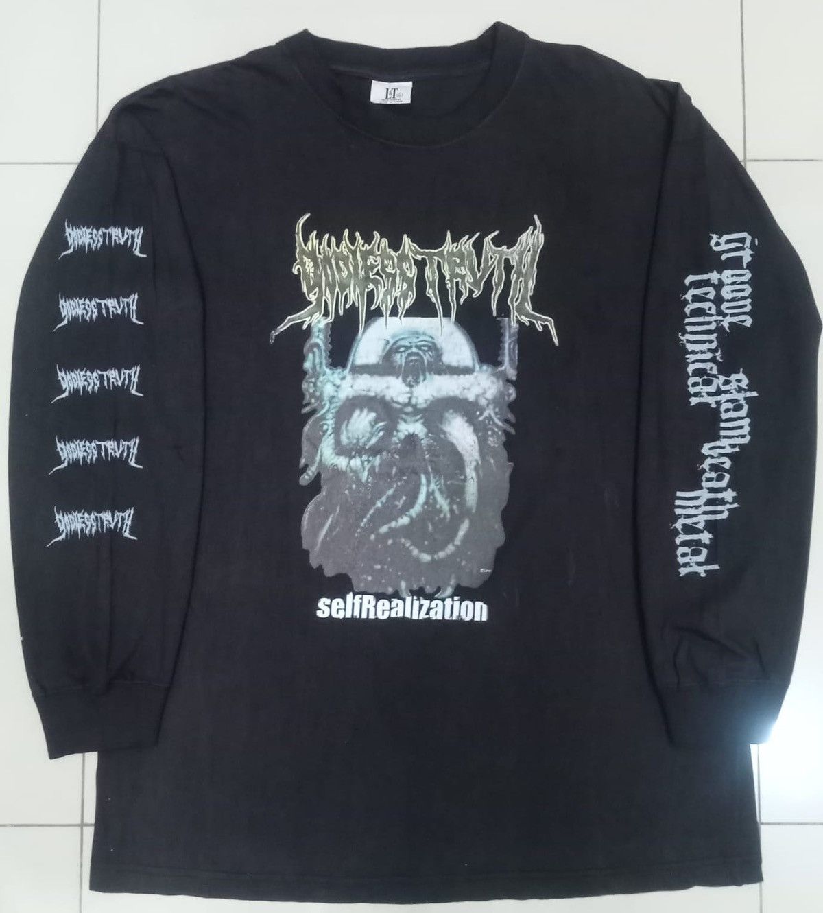 Band Tees Vintage Godless Truth Self Realization brutal death Size US XL / EU 56 / 4 - 1 Thumbnail