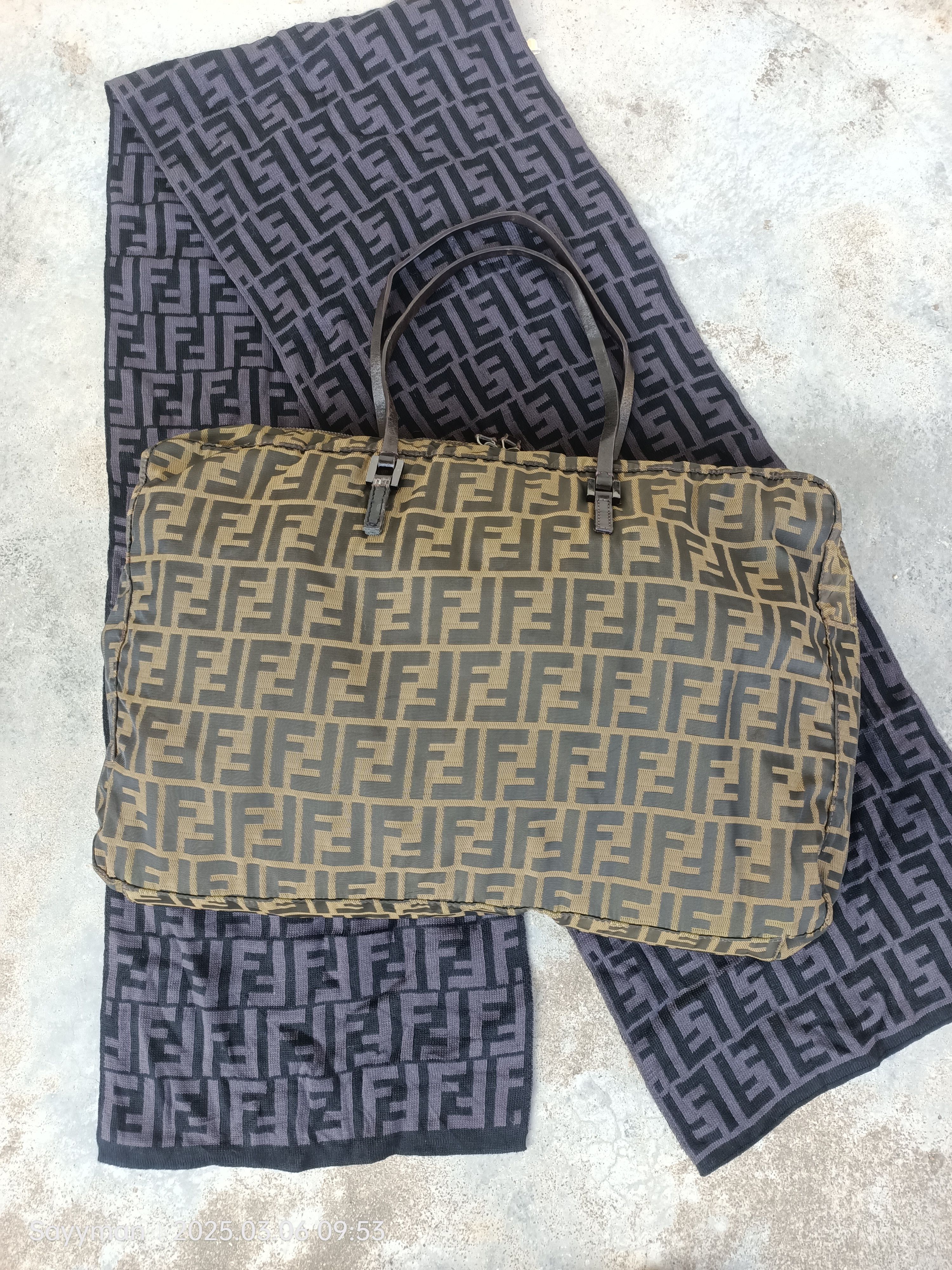 Fendi FENDI Monogram Zucca Baguette bag Size ONE SIZE - 4 Thumbnail