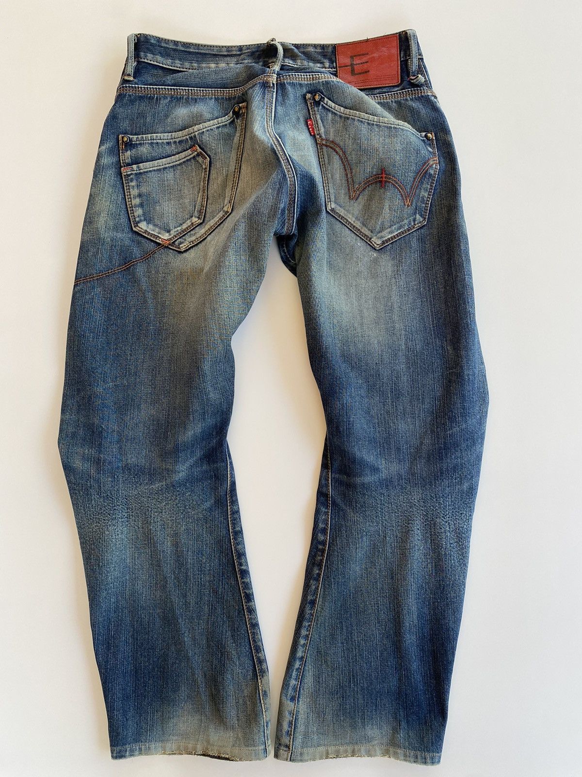 Edwin × Vintage Vintage Edwin Denim Distressed Size US 32 / EU 48 - 2 Thumbnail