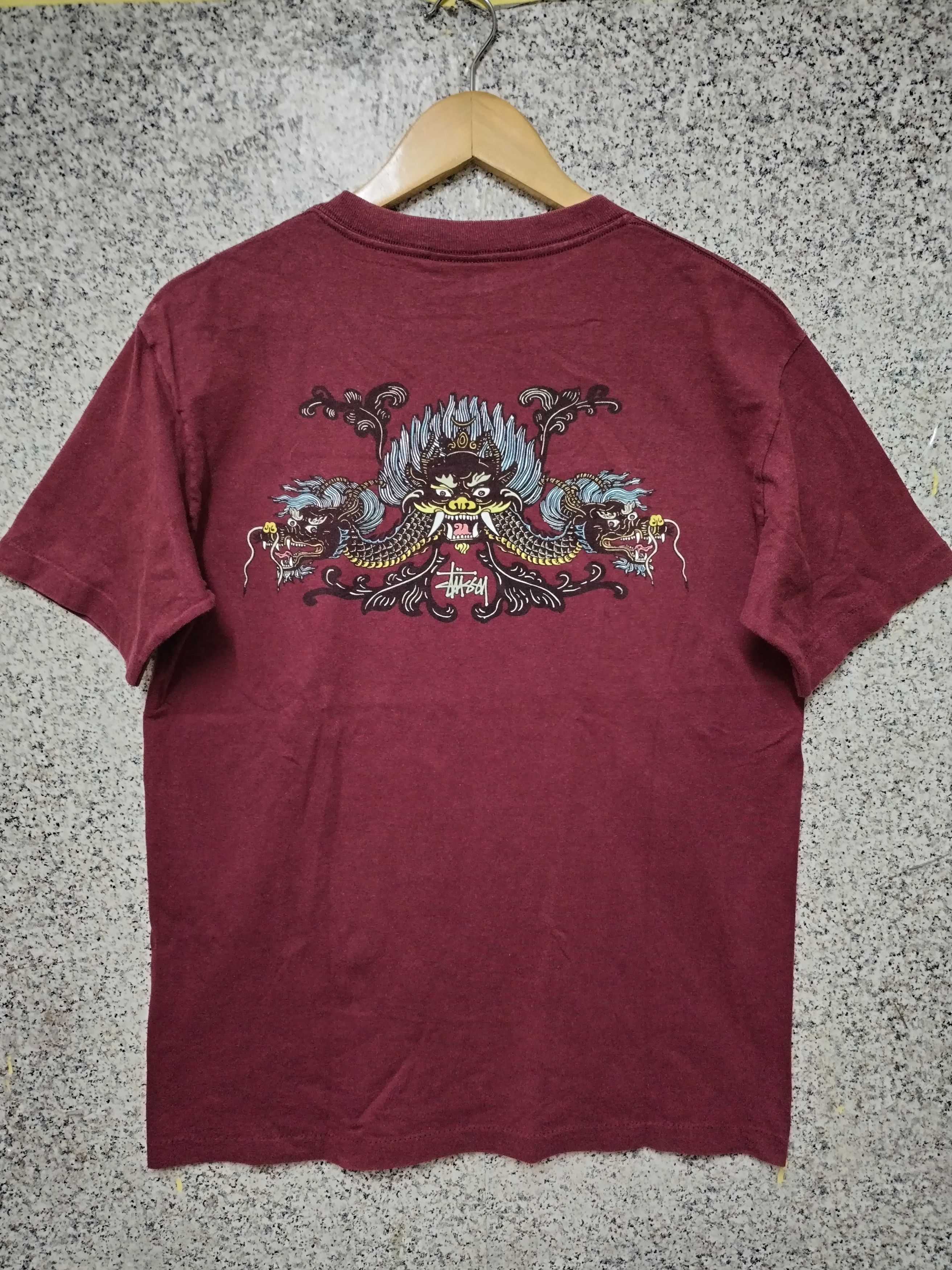 Pre-owned Stussy Vintage  Dragon Very In Multi