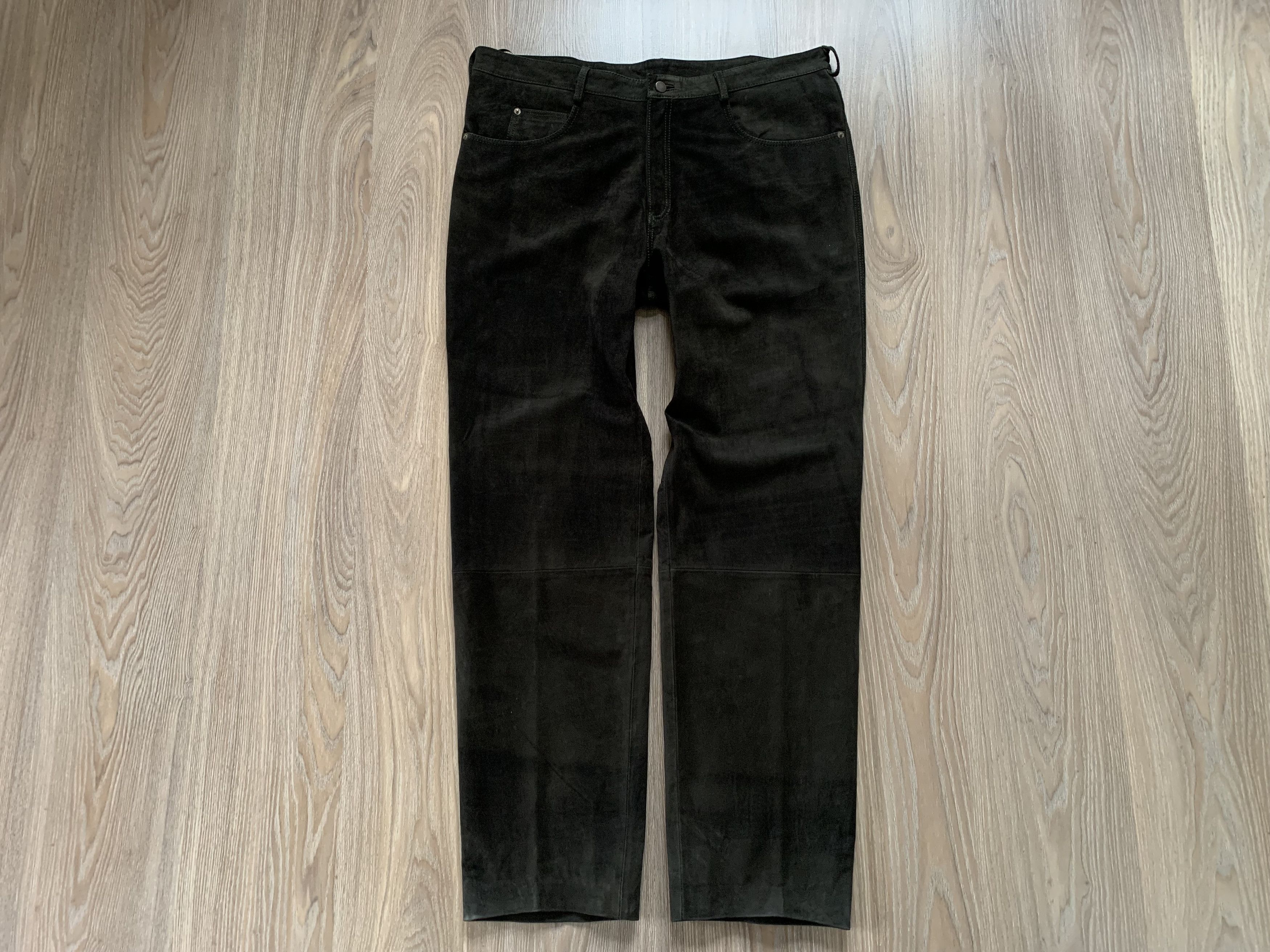 Vintage Mens Vintage Heavy Khaki Leather Pant Size US 40 / EU 56 - 10 Thumbnail