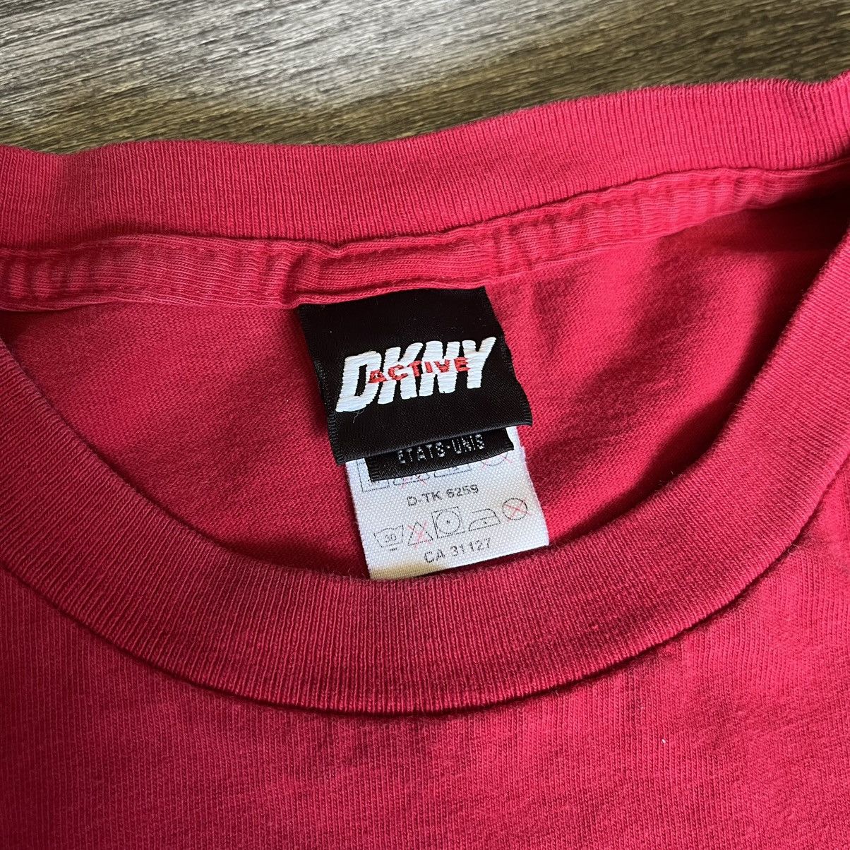 DKNY × Vintage Vintage 1990s DKNY Tech USA Cyber Graphic Logo T Shirt Skate Size US XXL / EU 58 / 5 - 7 Thumbnail