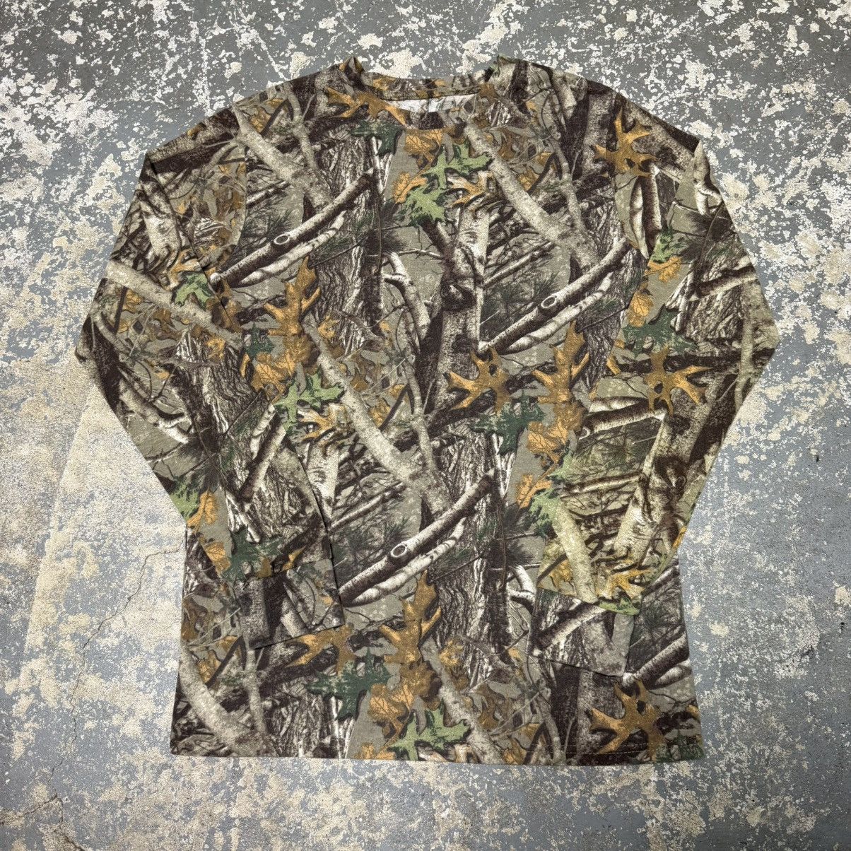 Vintage Vintage Antler Creek RealTree Camo Essential Long Sleeve Tee Size US M / EU 48-50 / 2 - 1 Thumbnail