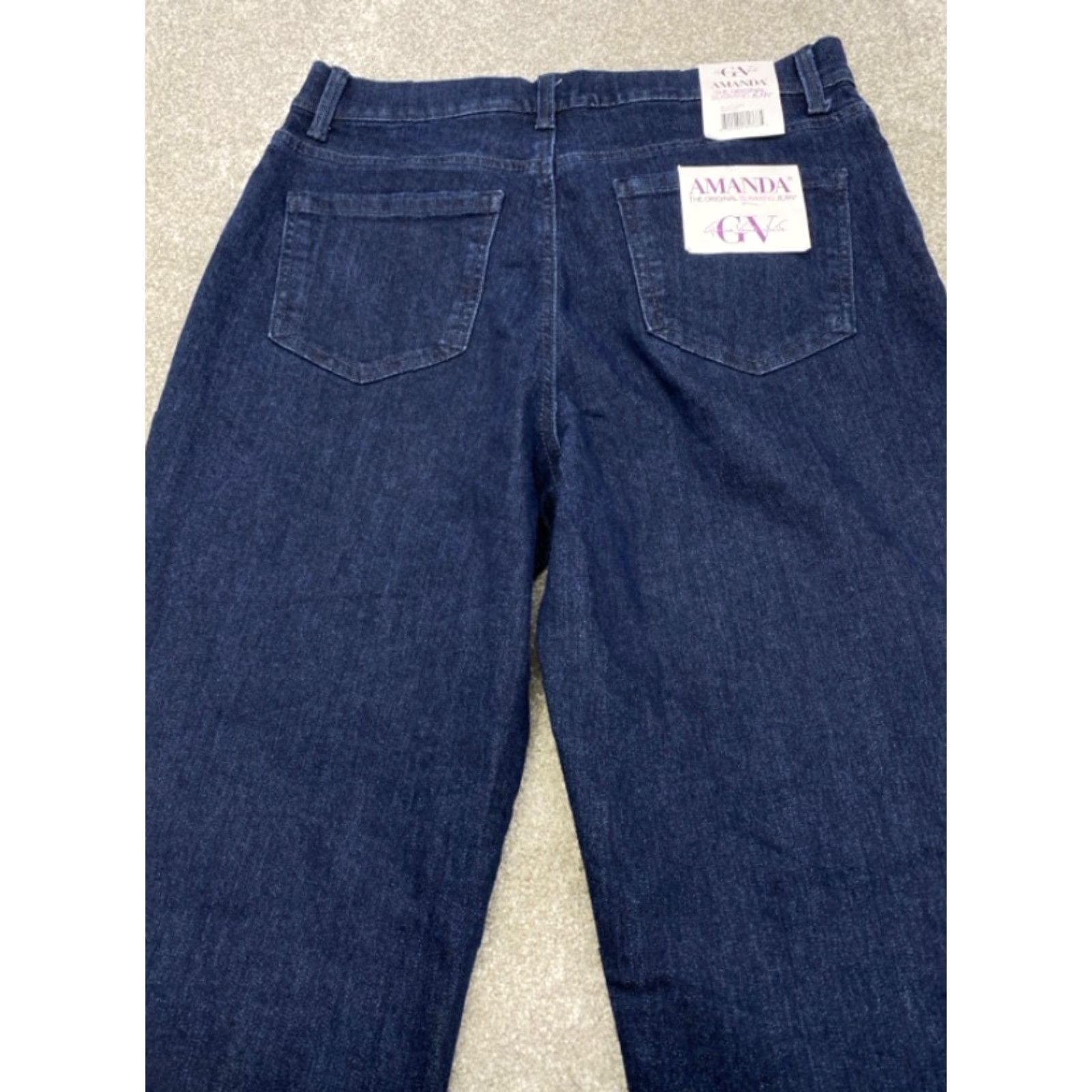 Gloria Vanderbilt VINTAGE Gloria Vanderbilt Amanda Jeans Womens 10 Denim Blue Stretch NWT 30x31 5085 Size 32" / US 10 / IT 46 - 4 Thumbnail