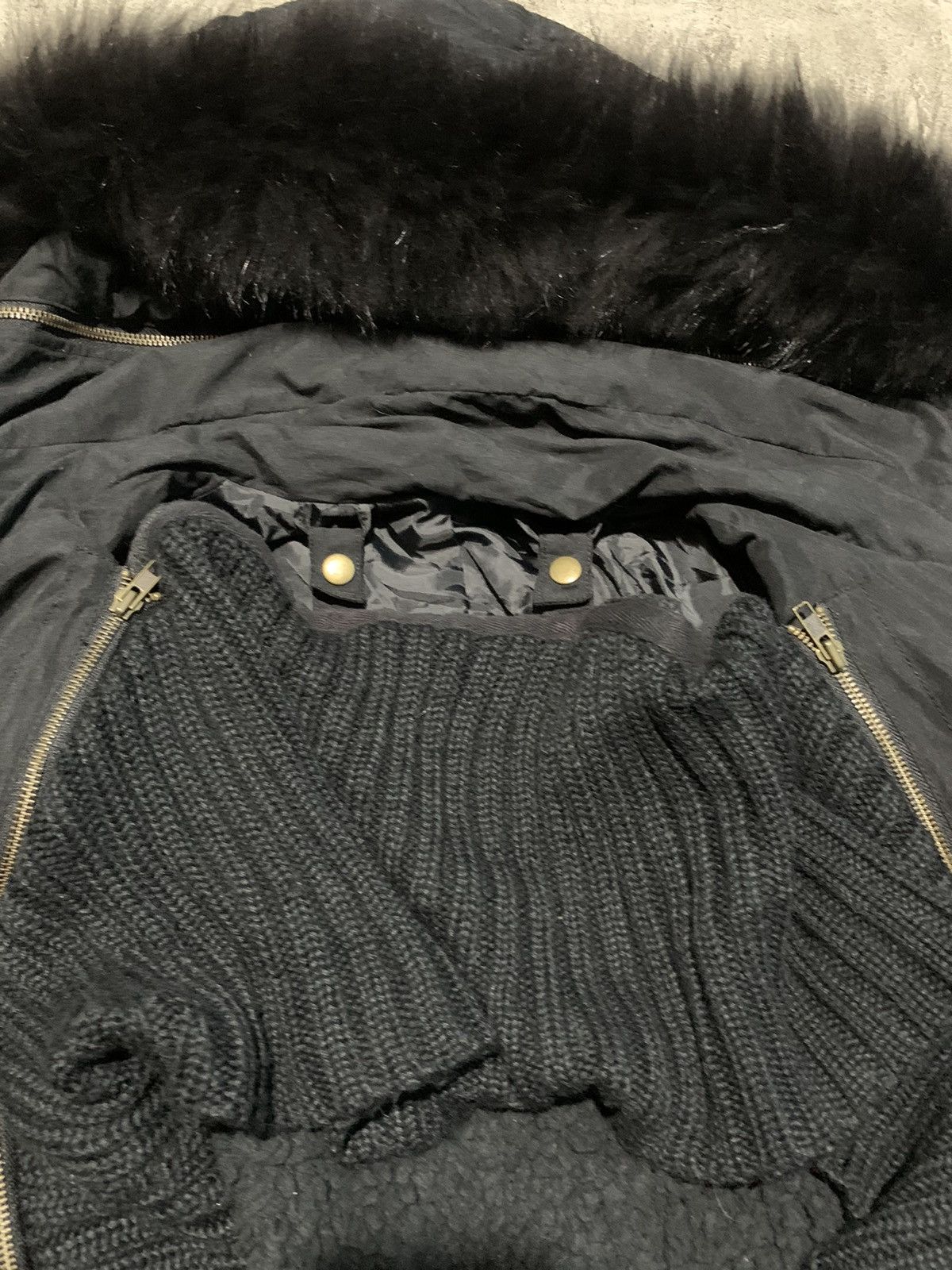 If Six Was Nine SLY JAPAN multi zipper convertible punk raccoon fur jacket Size US S / EU 44-46 / 1 - 9 Thumbnail