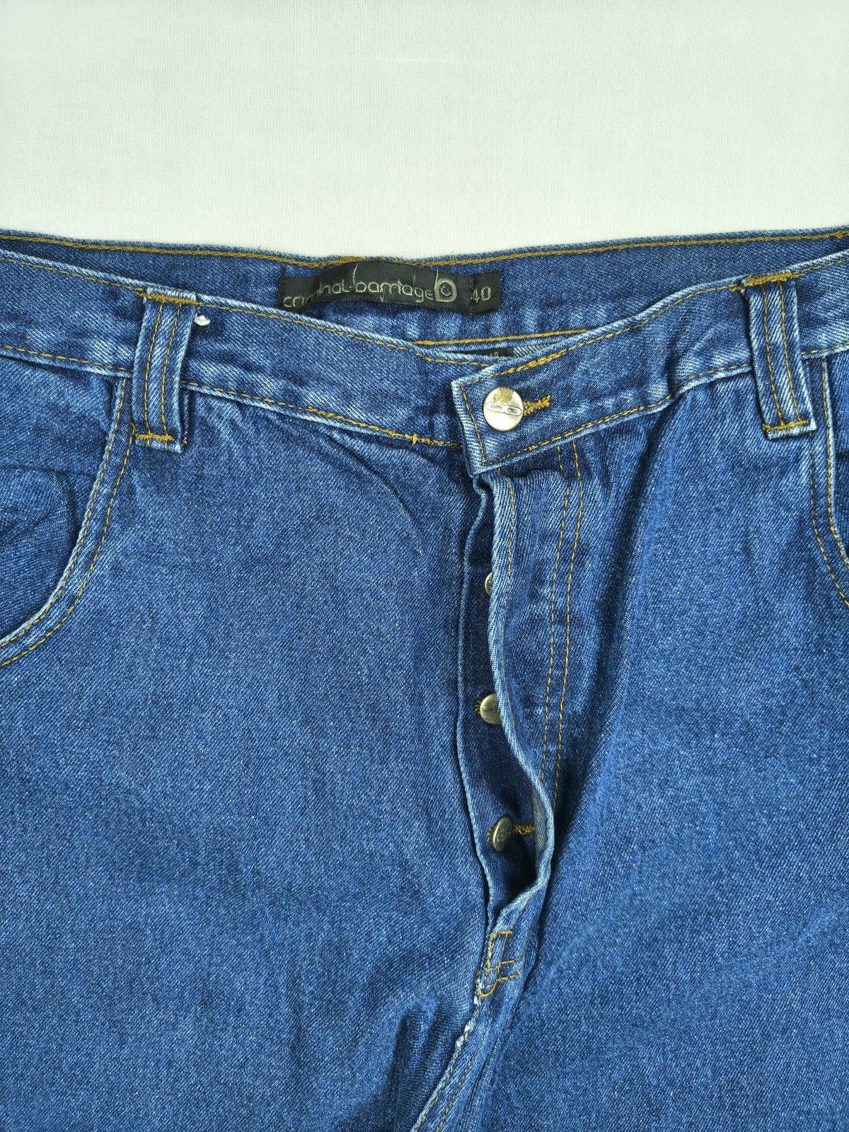 Criminal Damage Criminal Damage JNCO style Baggy Y2K Jeans (059) Size US 40 / EU 56 - 13 Thumbnail