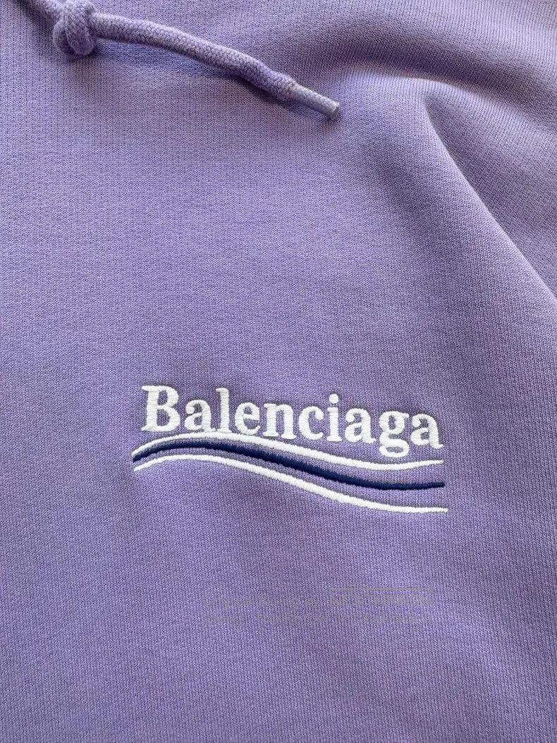 Balenciaga Balenciaga Lavender purple Coke embroidery hoodie Size US S / EU 44-46 / 1 - 3 Thumbnail