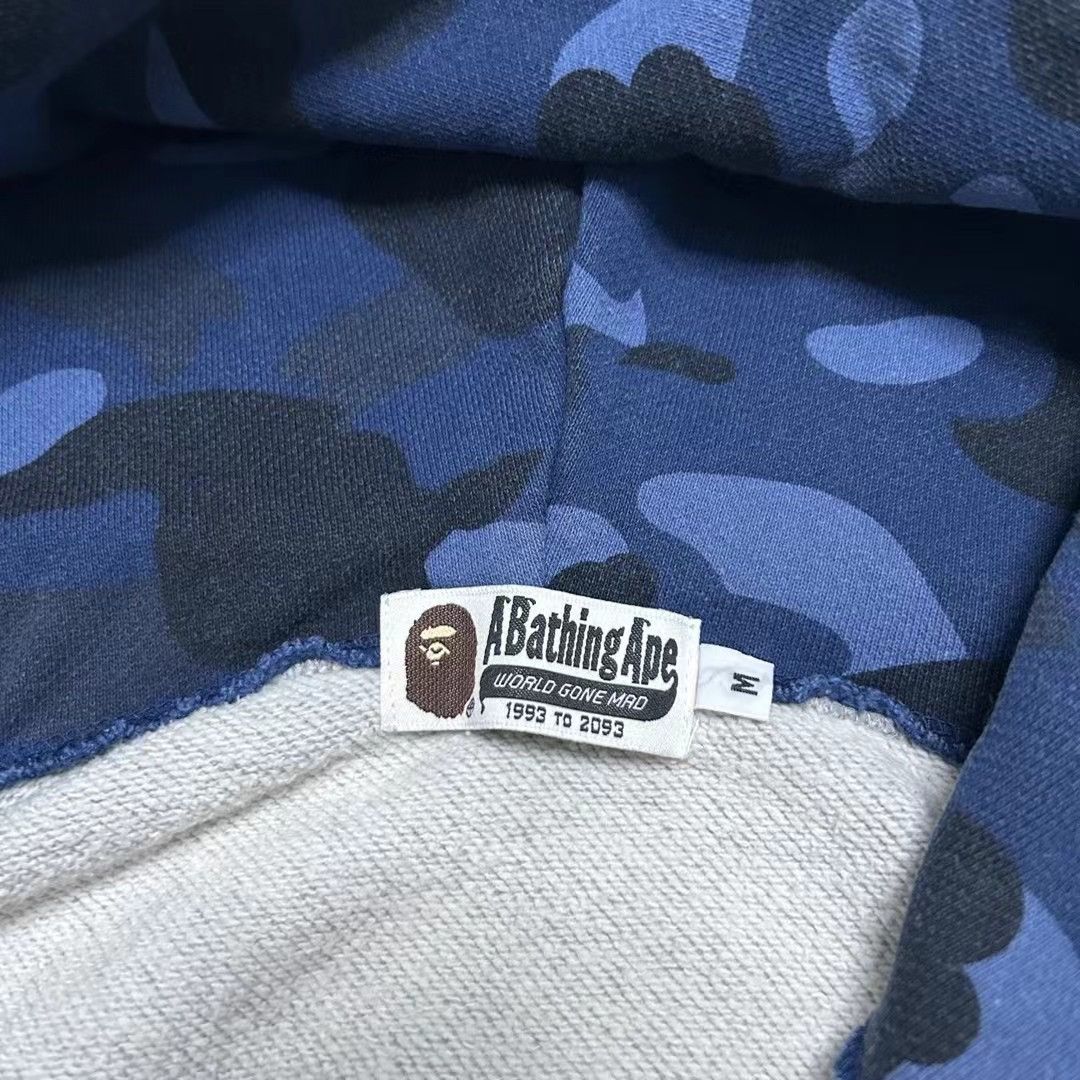 Bape COLOR CAMO SHARK FULL ZIP HOODIE Size US M / EU 48-50 / 2 - 5 Thumbnail