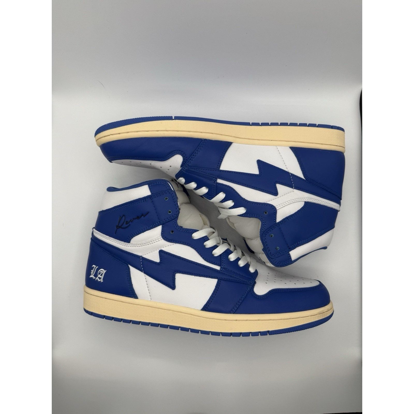Reves Paris/Air Kiy '85 HI Sport Blue Los Angeles Sz