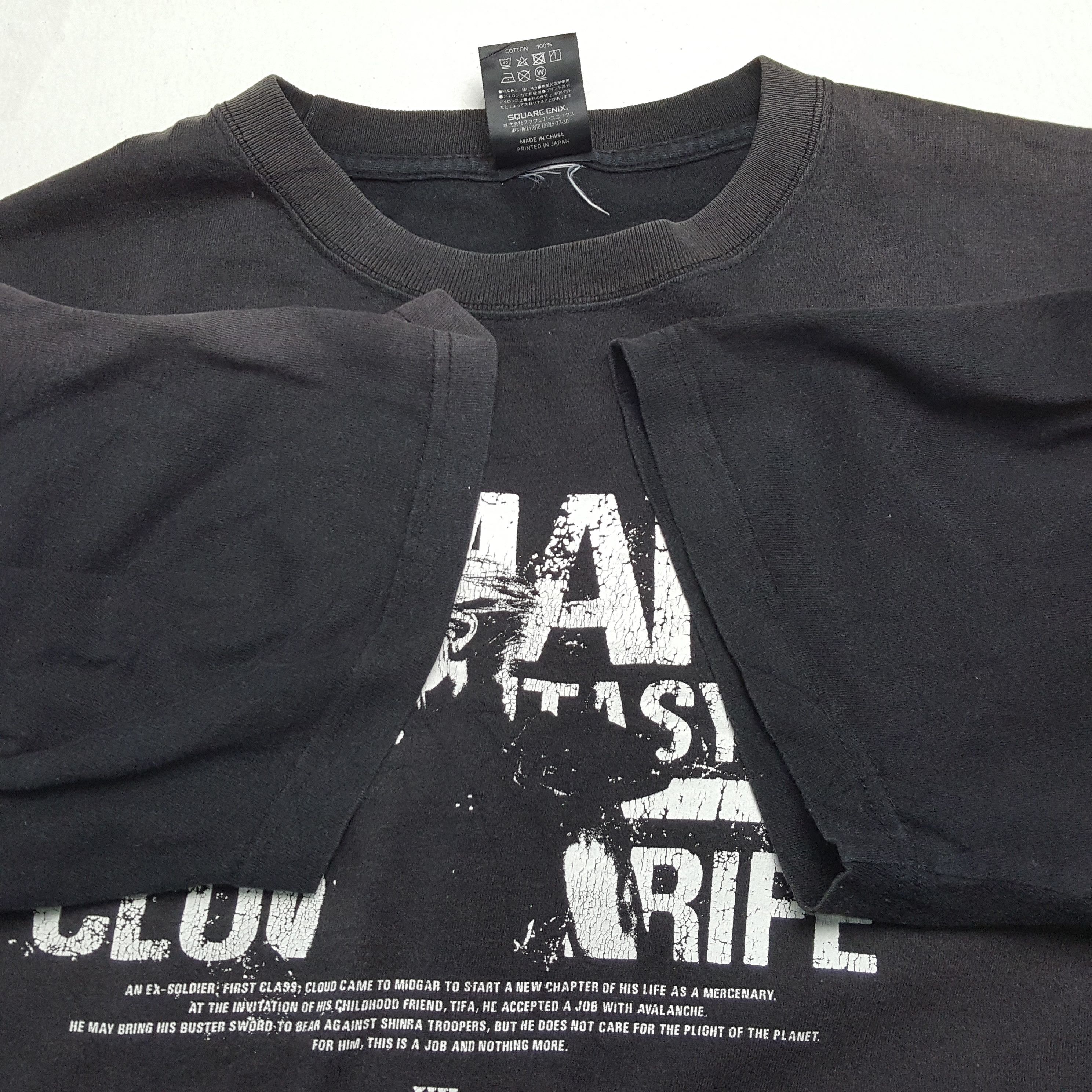 Playstation × The Game Vintage FINAL FANTASY VII Japanese Movie Game T-Shirts Size US XL / EU 56 / 4 - 5 Thumbnail