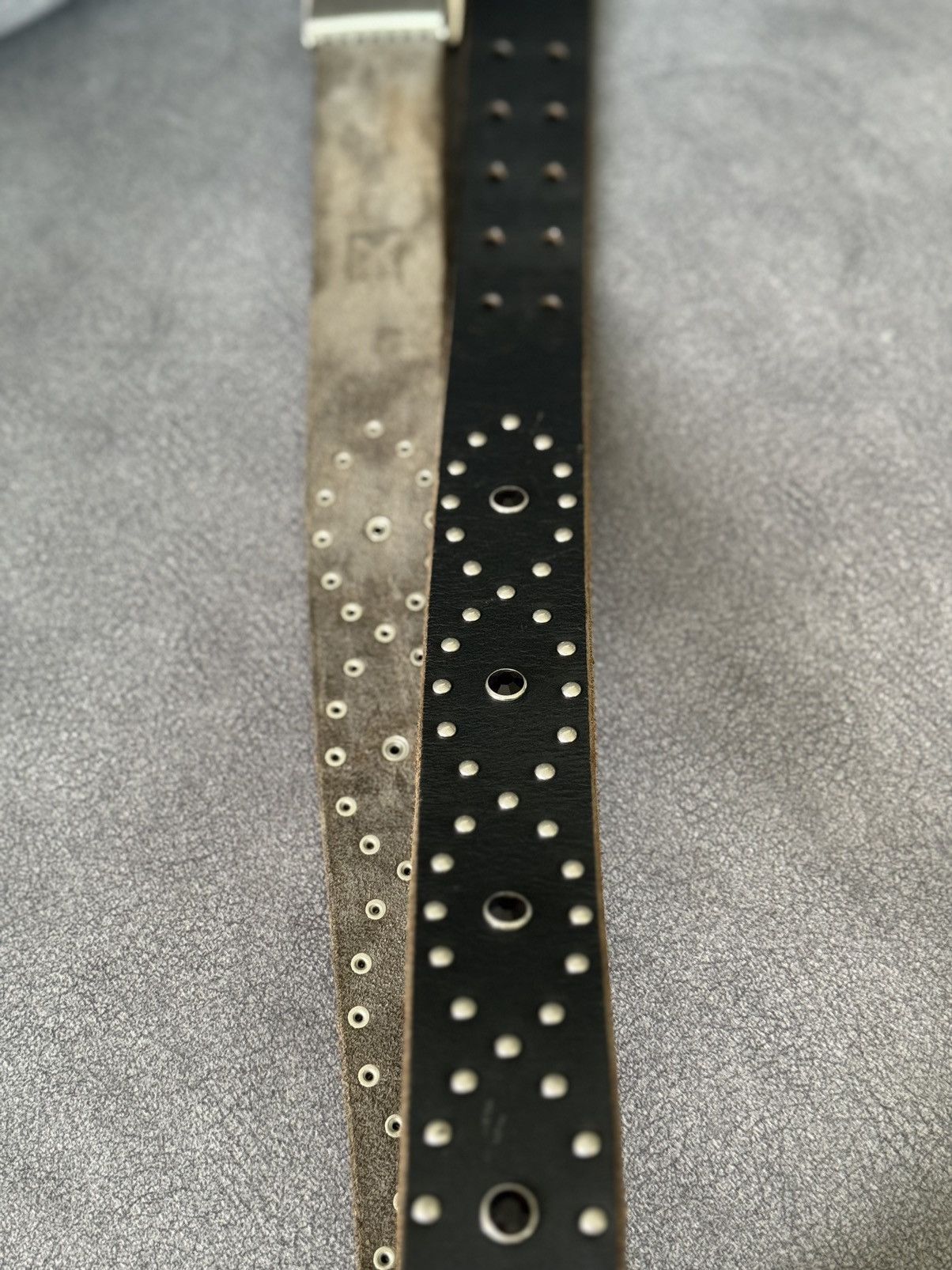 Designer × Handmade × Leather Vintage belt leather inspired CH Size ONE SIZE - 6 Thumbnail