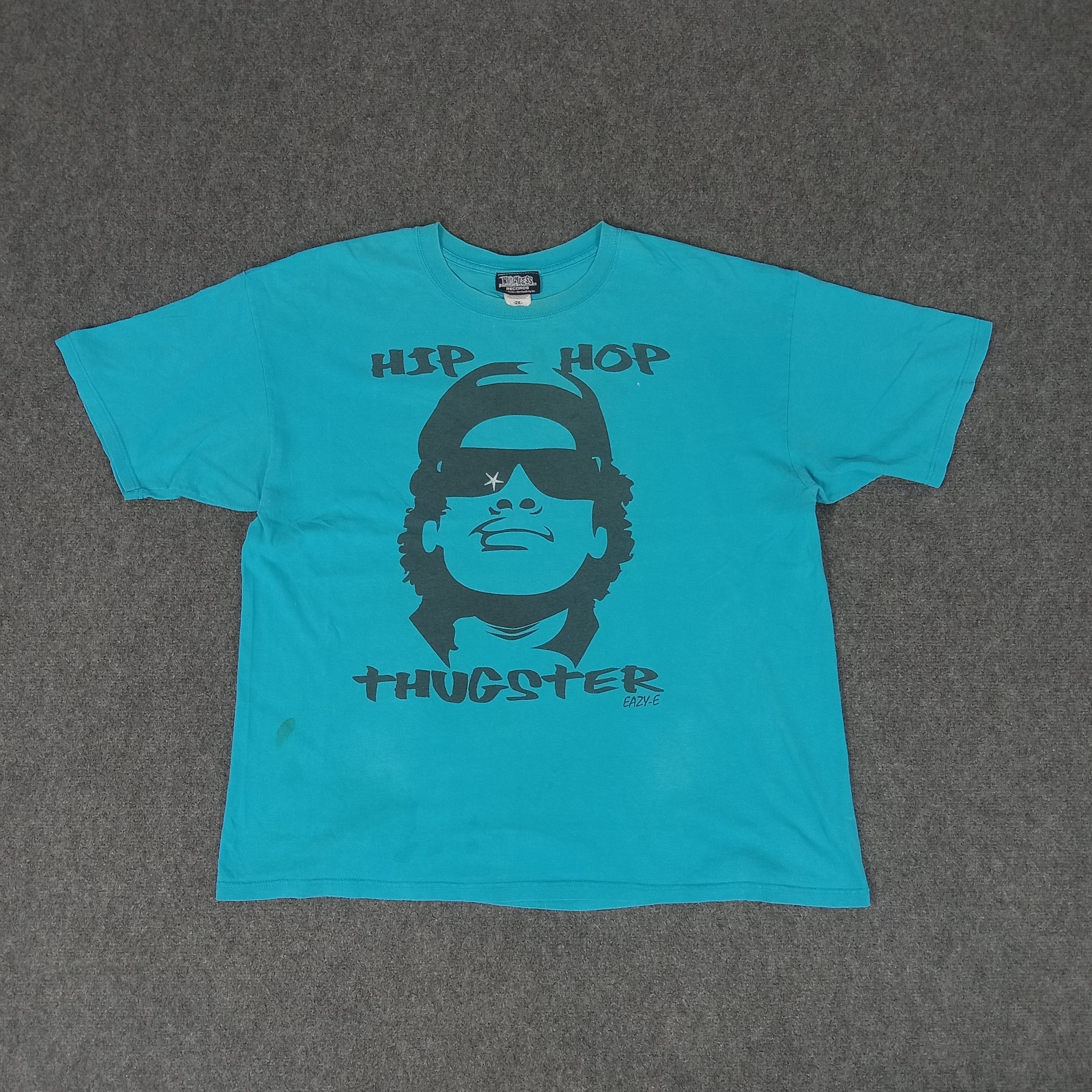 Rap Tees × Vintage Hip Hop Thugster American Rappers Baggy Tshirt Size US XXL / EU 58 / 5 - 1 Thumbnail