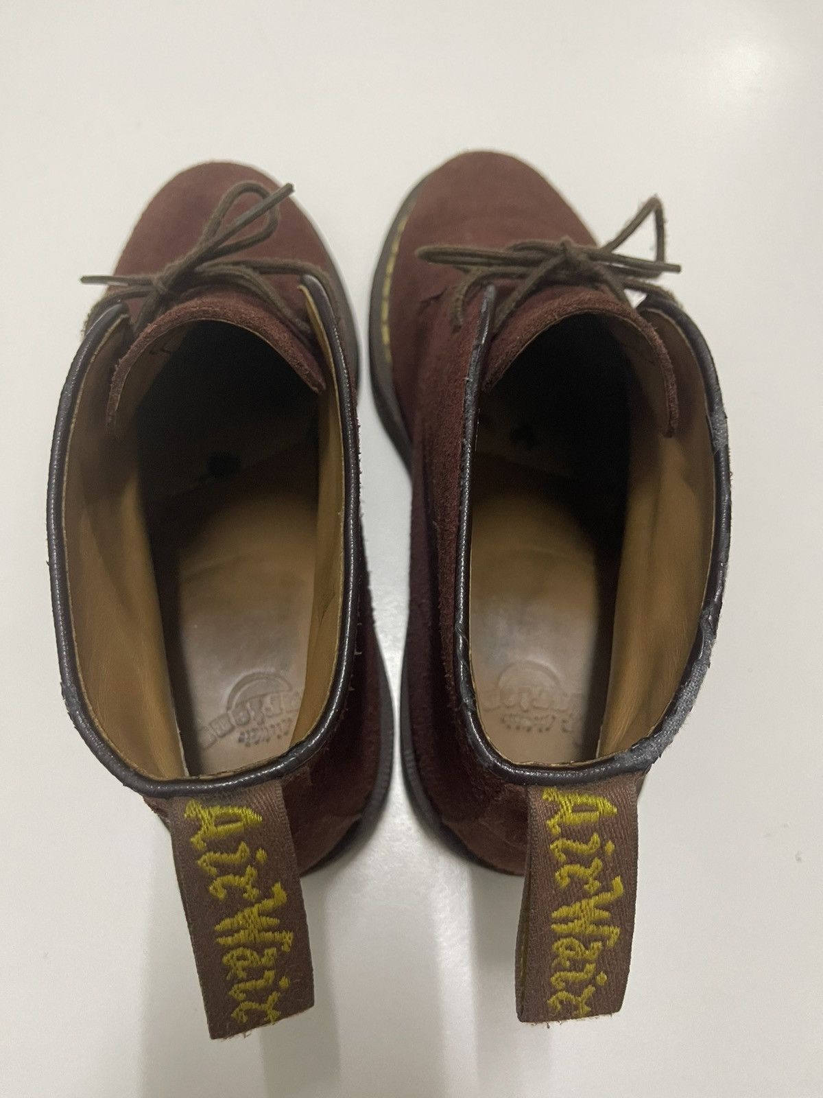 Dr. Martens Rare DR MARTENS Sawyer Suede Red Wine Desert Boot Size US 8 / EU 41 - 6 Thumbnail