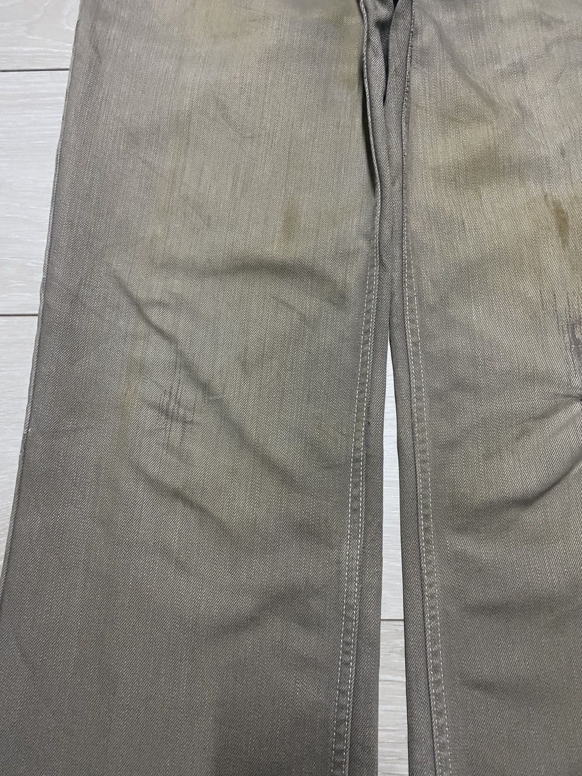 Adidas Adidas beidge Grunge Distressed Baggy Jeans Size US 33 - 7 Thumbnail