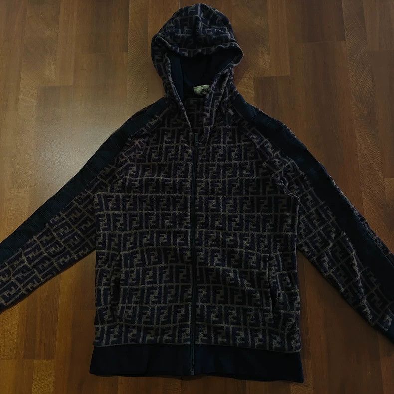 Fendi Fendi FF Monogram Fleece Teddy Coat Size US XL / EU 56 / 4 - 1 Thumbnail