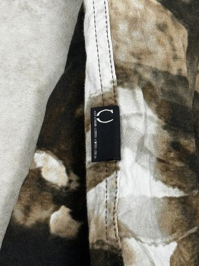 Roberto Cavalli AW2010 Cavalli Handpaint Bleached Brown & Beige Shirt Size US M / EU 48-50 / 2 - 9 Thumbnail
