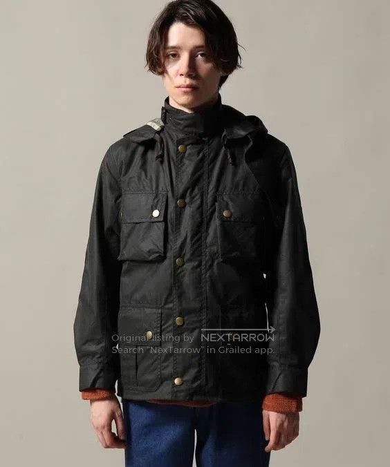 Barbour BARBOUR Ursula Belted Wax Coated Jacket Size US L / EU 52-54 / 3 - 9 Thumbnail
