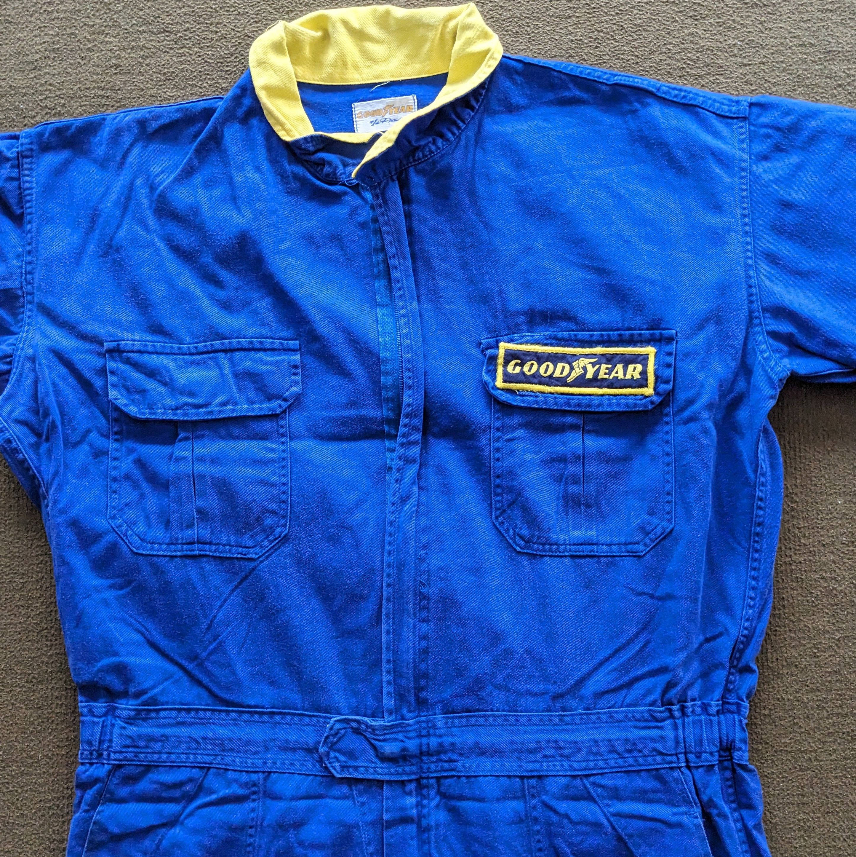 Vintage Vintage GOODYEAR Racing Coverall Workwear Jacket Size US XL / EU 56 / 4 - 4 Thumbnail