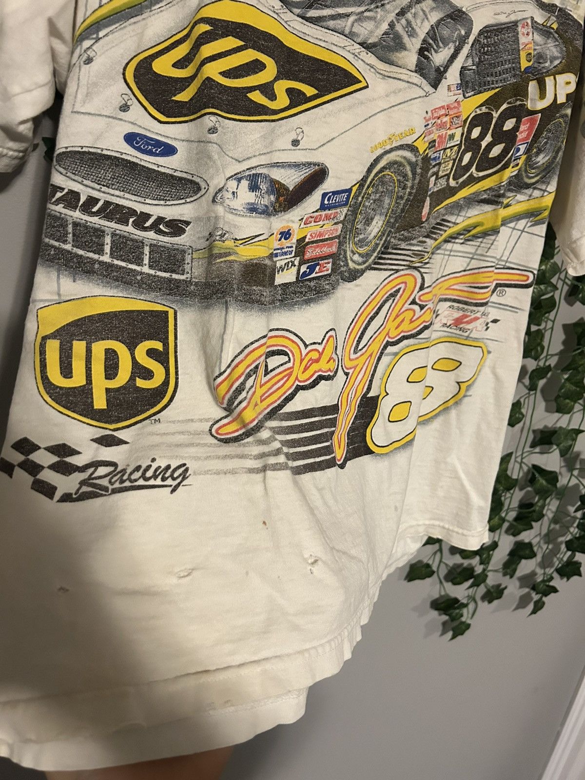 Chase Authentics Vintage Nascar AOP Dale Jarrett Distressed Graphic Tee Size US L / EU 52-54 / 3 - 5 Thumbnail