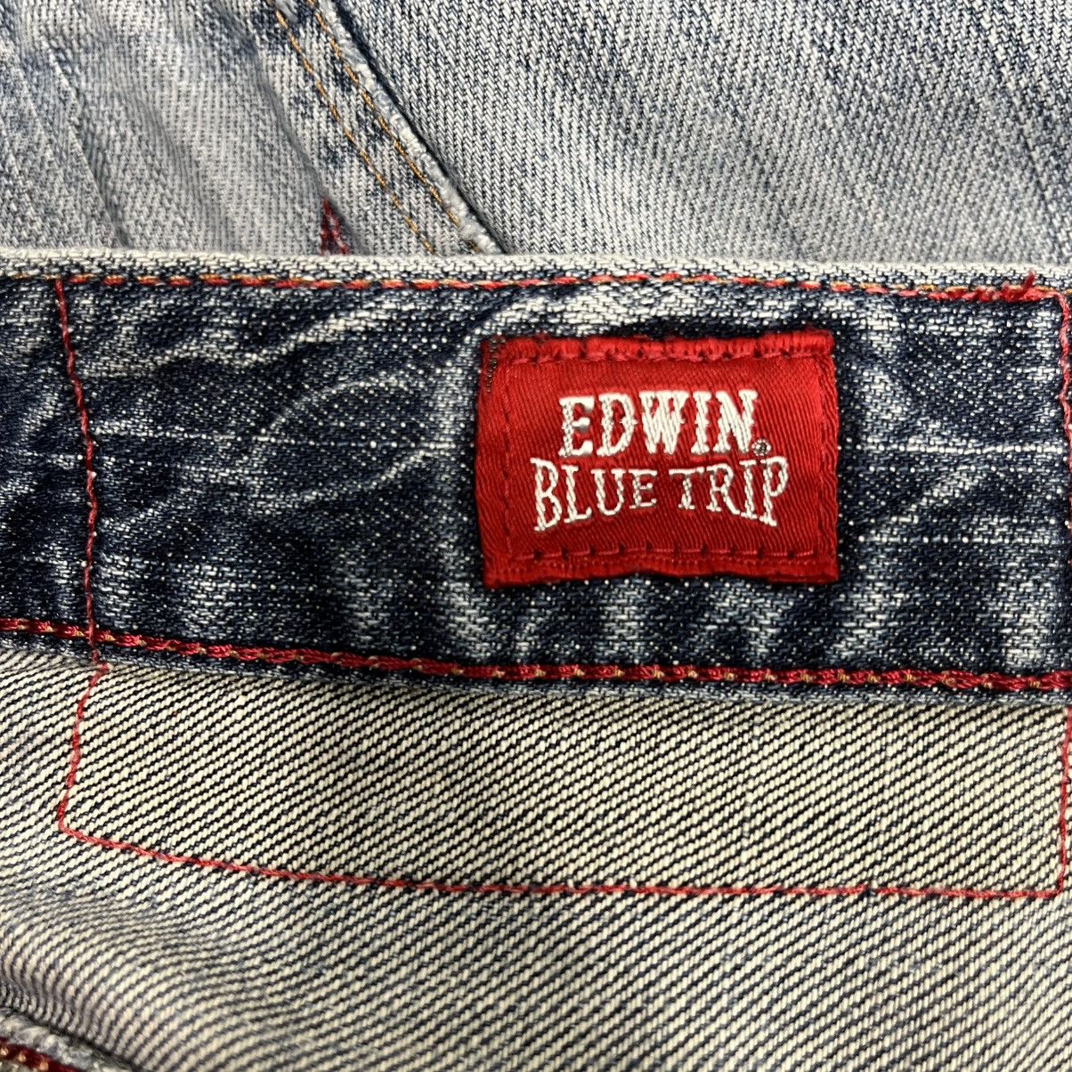 Other Vintage Edwin Blue Trip Denim Jeans Size US 30 / EU 46 - 19 Thumbnail