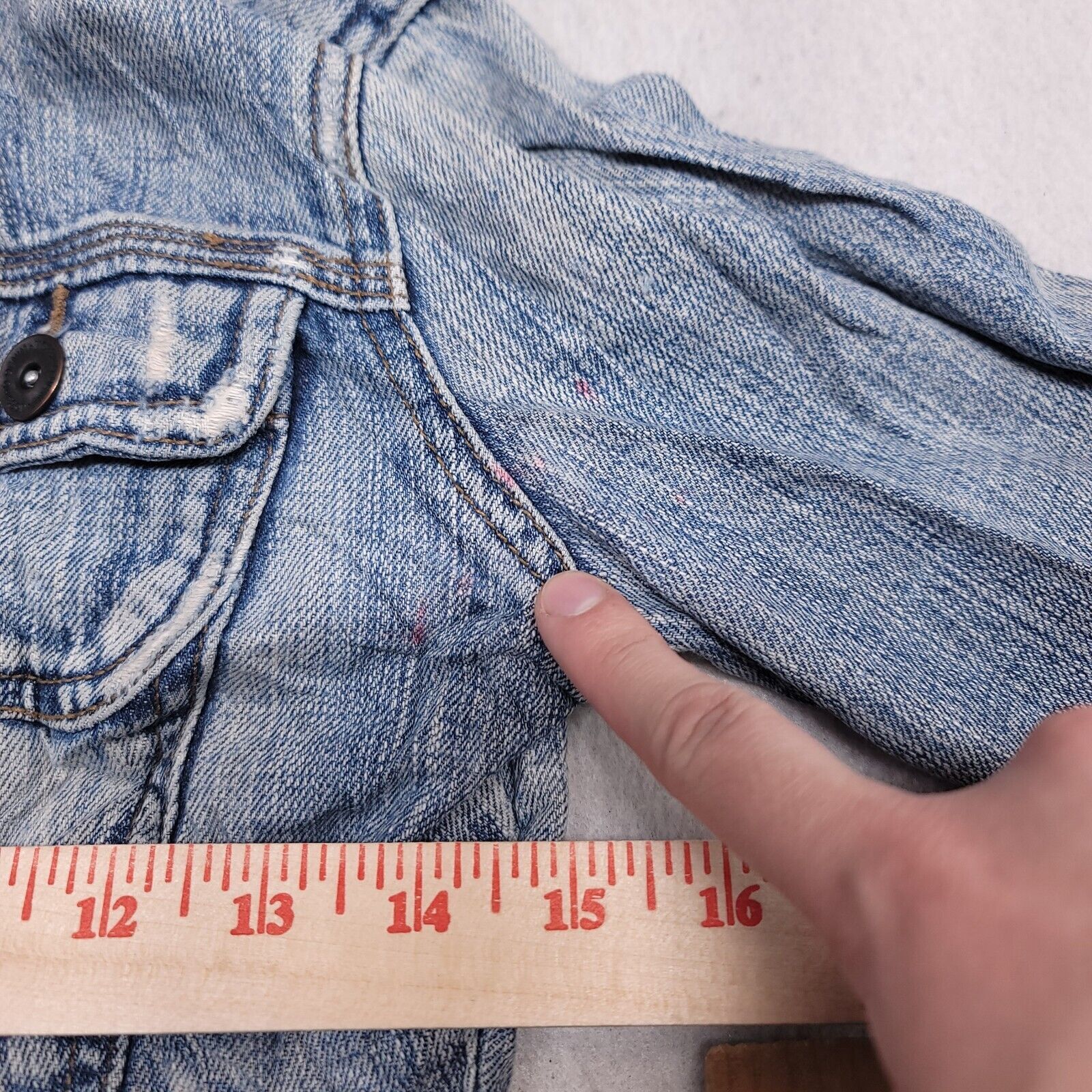 Mossimo Mossimo Casual Button Denim Jean Jacket Womens Size S Blue Size S / US 4 / IT 40 - 10 Thumbnail