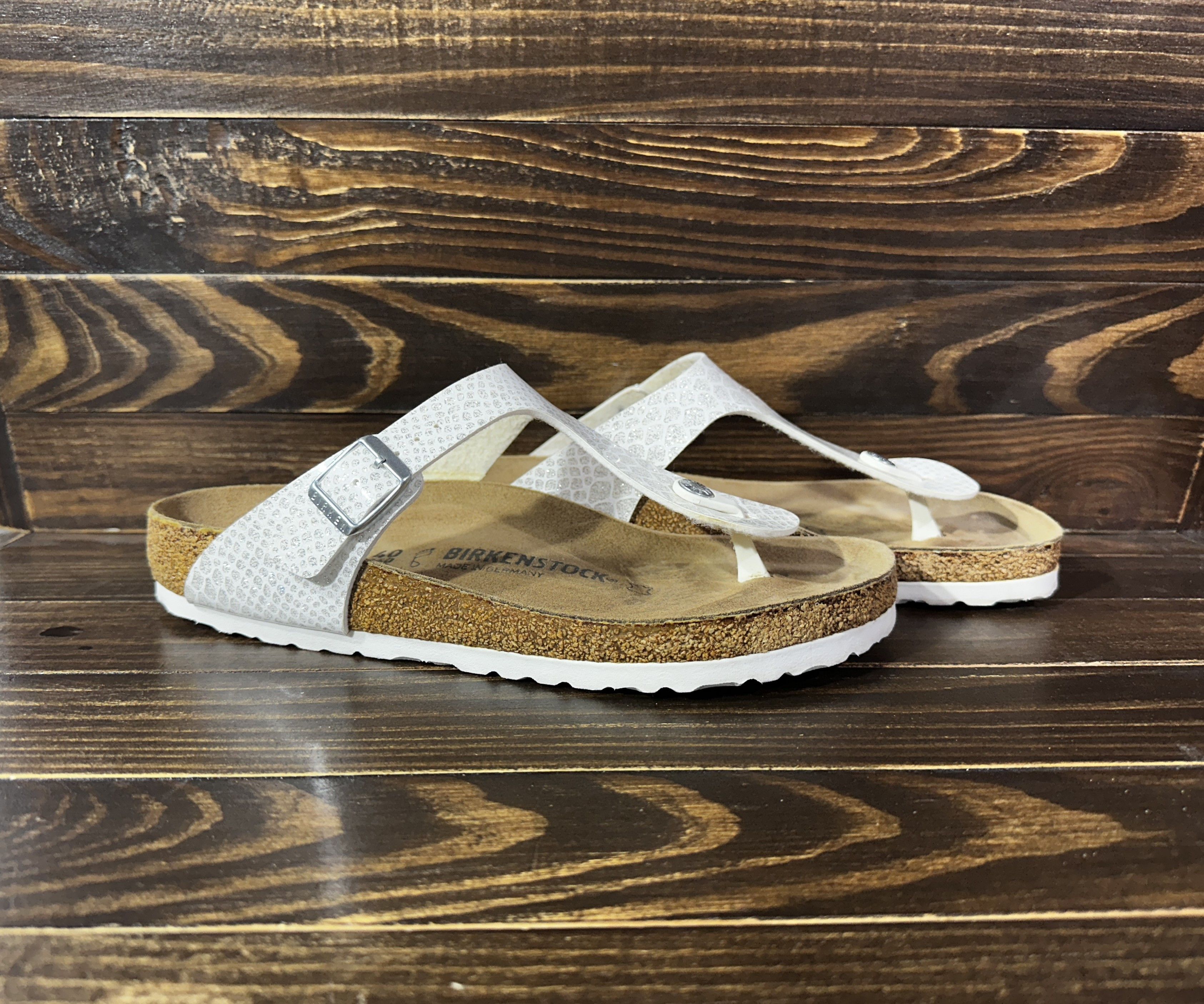 Birkenstock Gizeh Magic Snake Slide Sandals Shoes, Women's (Size 9)
