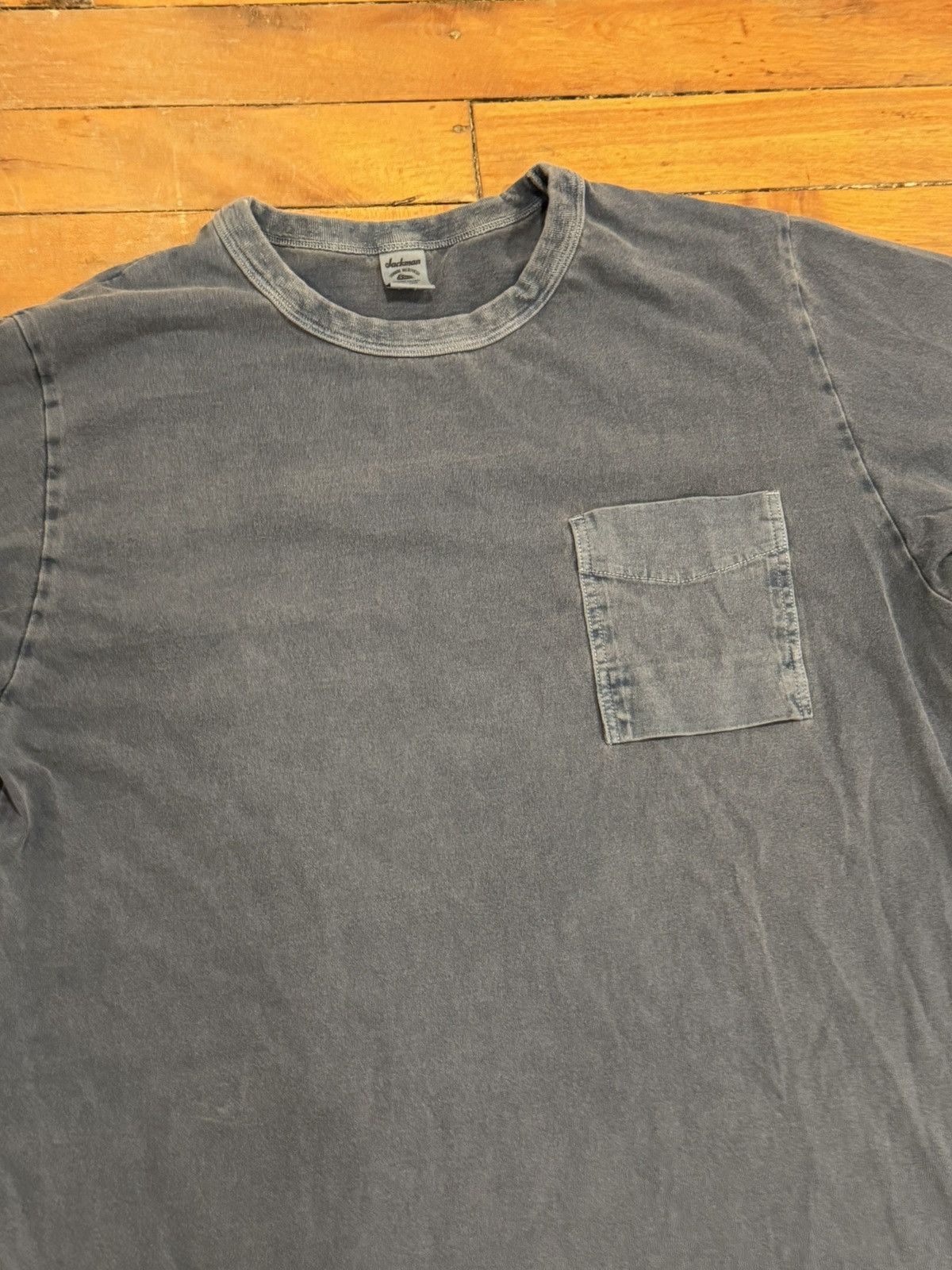 Jackman Jackman Tanabe Meriyasu garment dyed pocket long sleeve Size US L / EU 52-54 / 3 - 3 Thumbnail